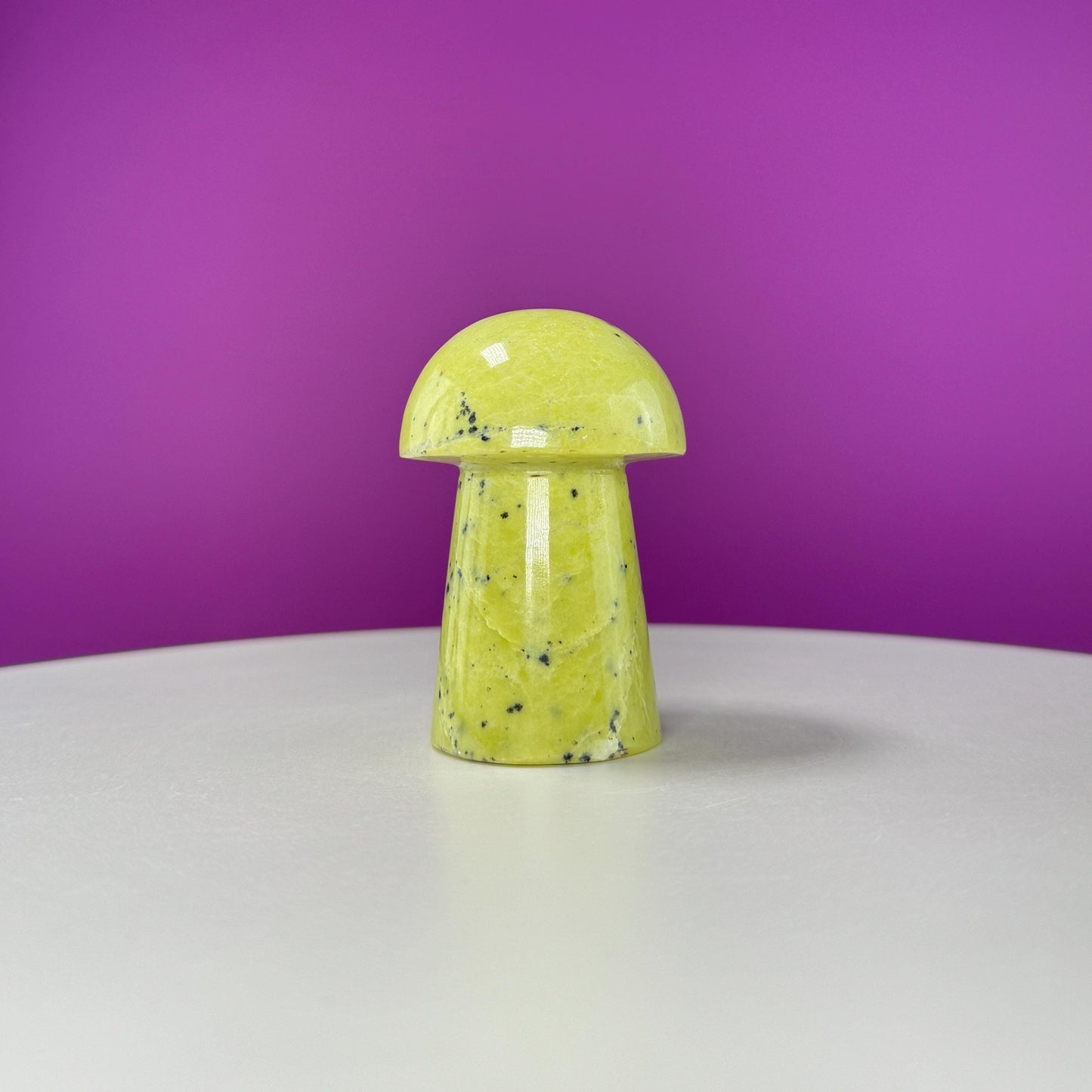 Serpentine Mushroom Carving