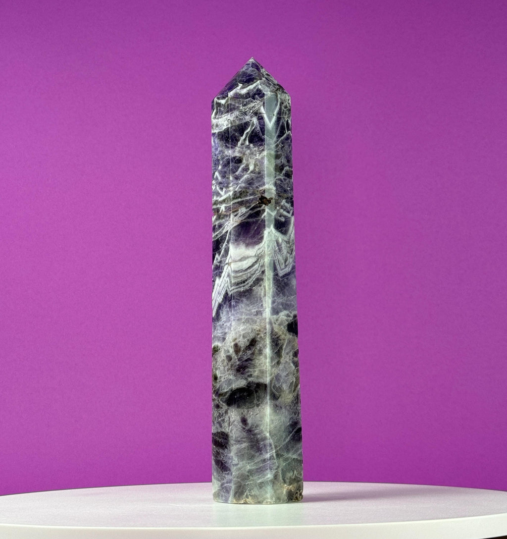 Dream Amethyst Tower, 10 Inches Tall