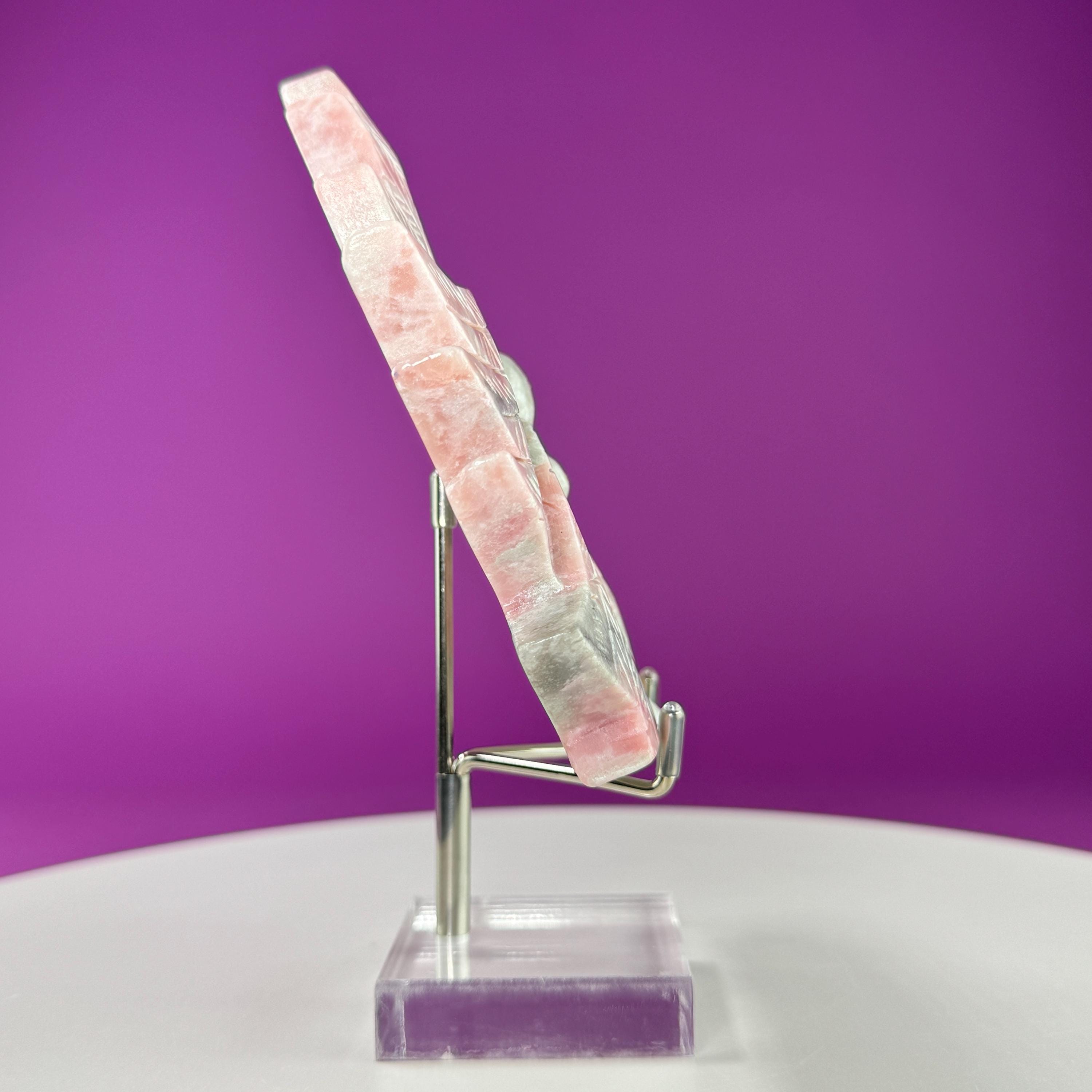 Pink Opal Angel (With Stand)