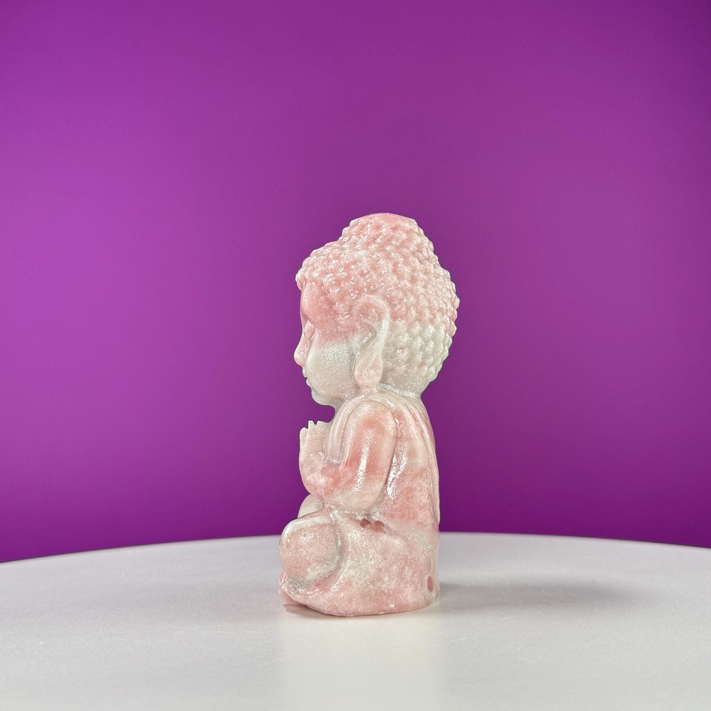 Pink Opal Baby Buddha