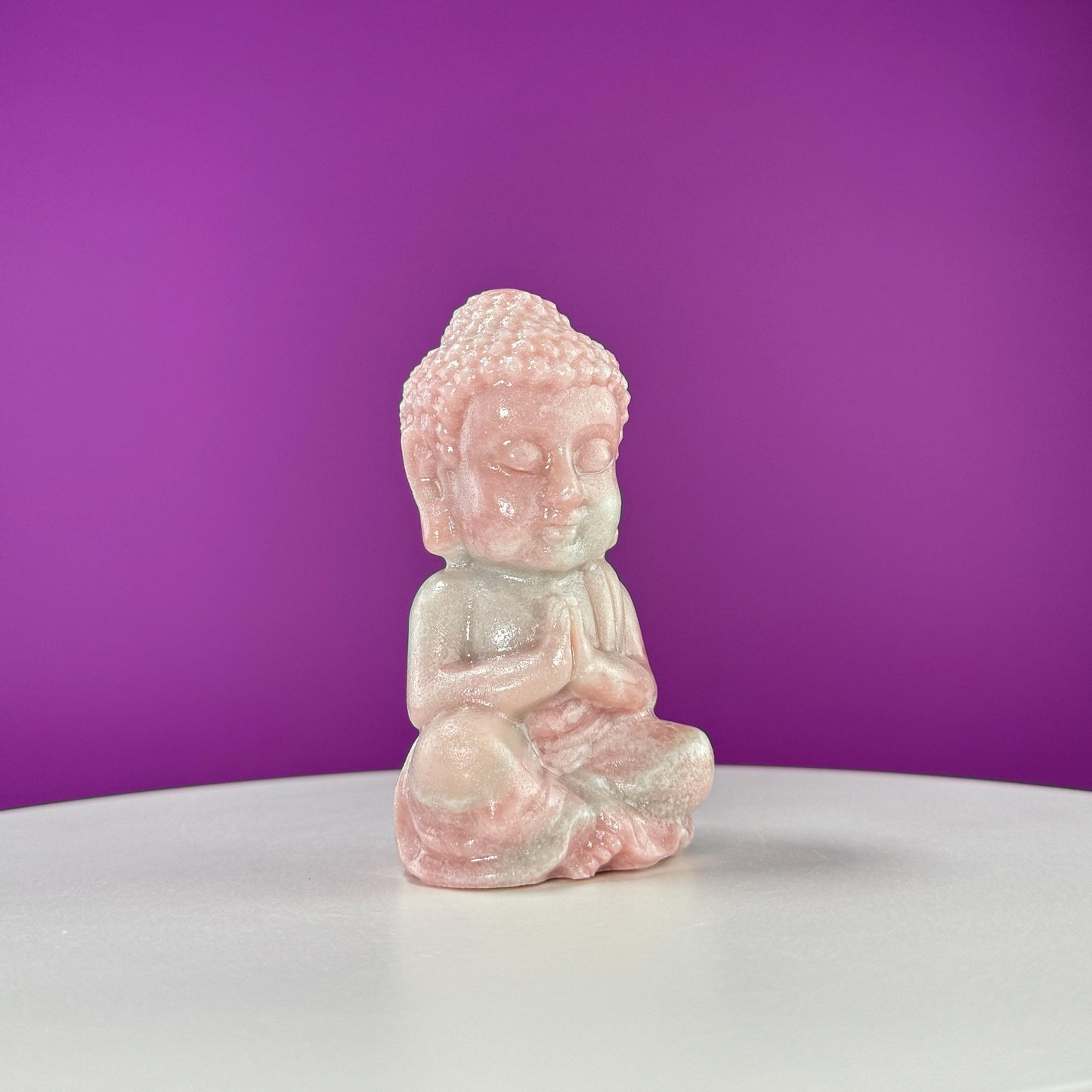 Pink Opal Baby Buddha