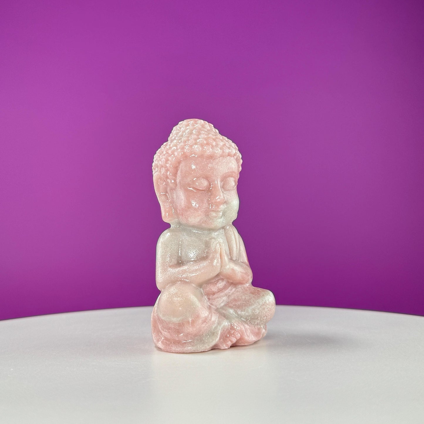 Pink Opal Baby Buddha