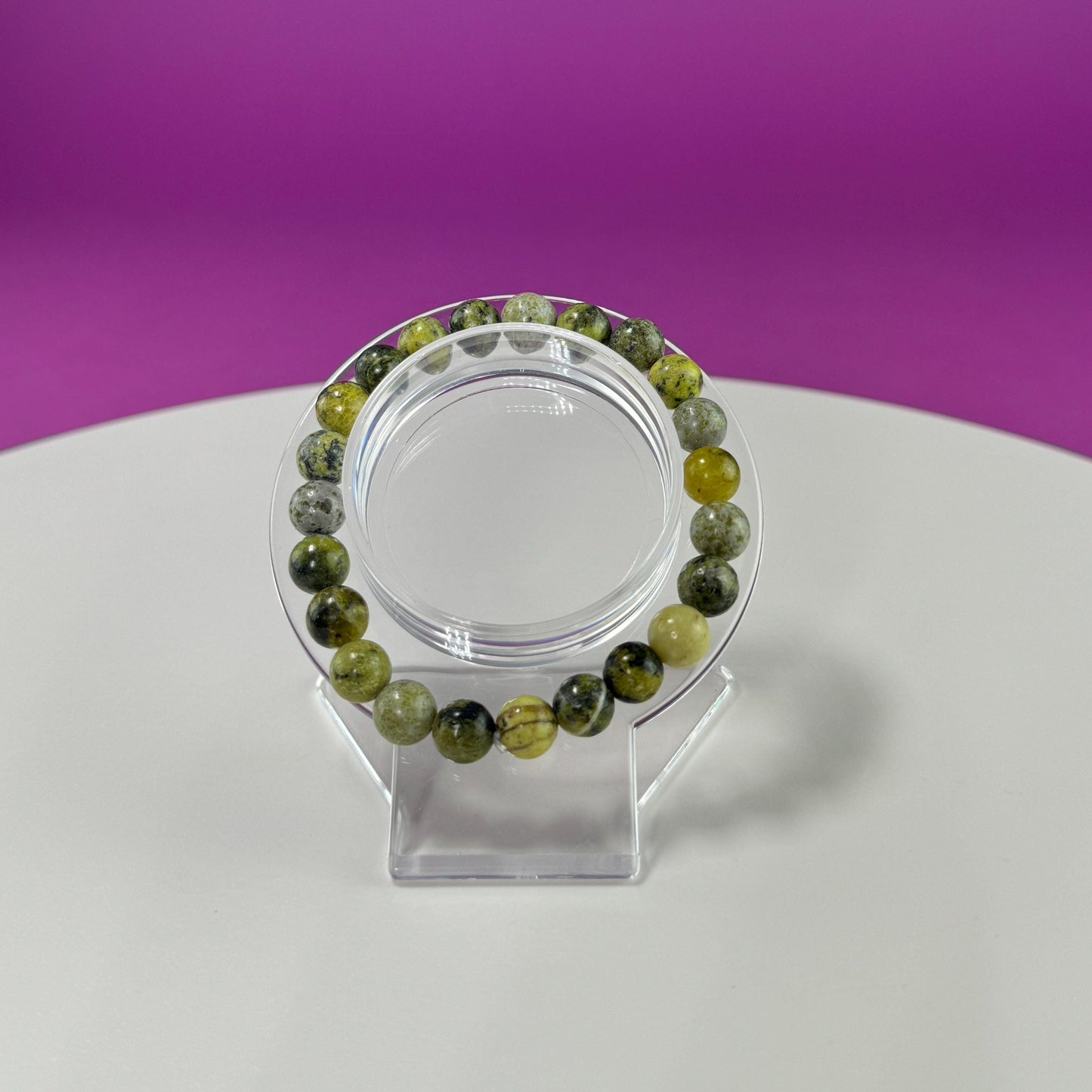 Serpentine Bracelet - 8 Millimeter Beads