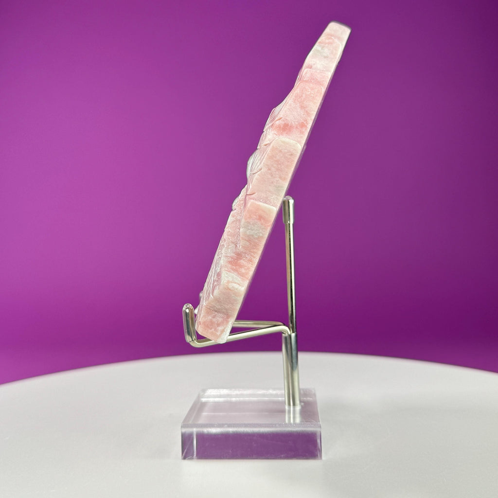 Pink Opal Angel (With Stand)