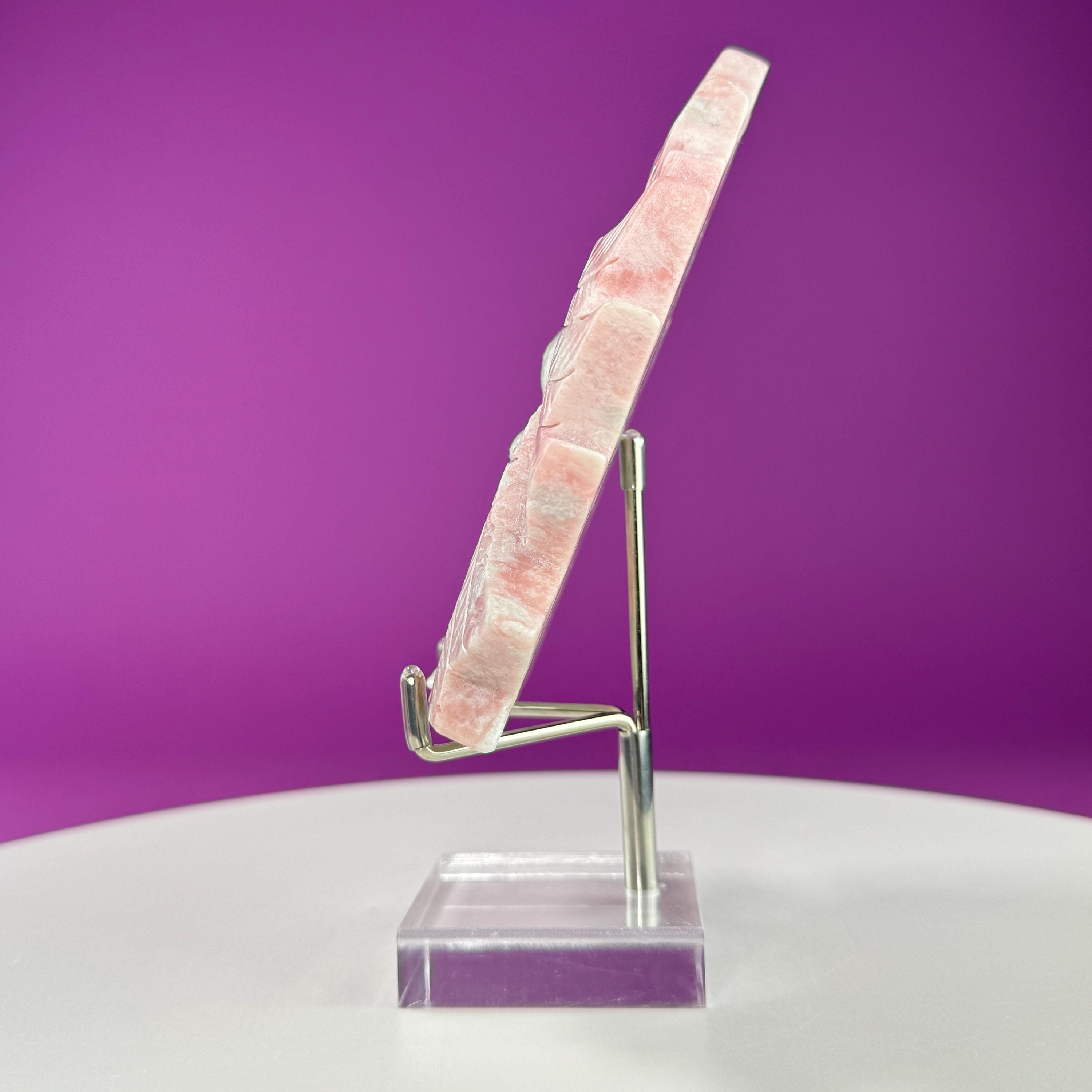 Pink Opal Angel (With Stand)