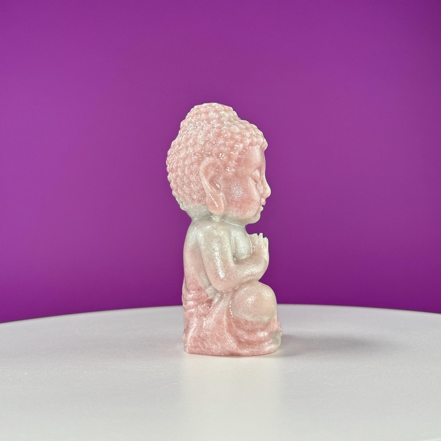 Pink Opal Baby Buddha