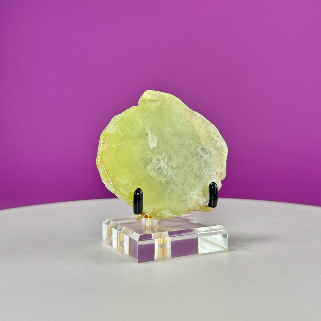 Prehnite Crystal with Natrolite, Australian Mineral Specimen