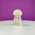 Banded Calcite/Aragonite Mushroom Carving