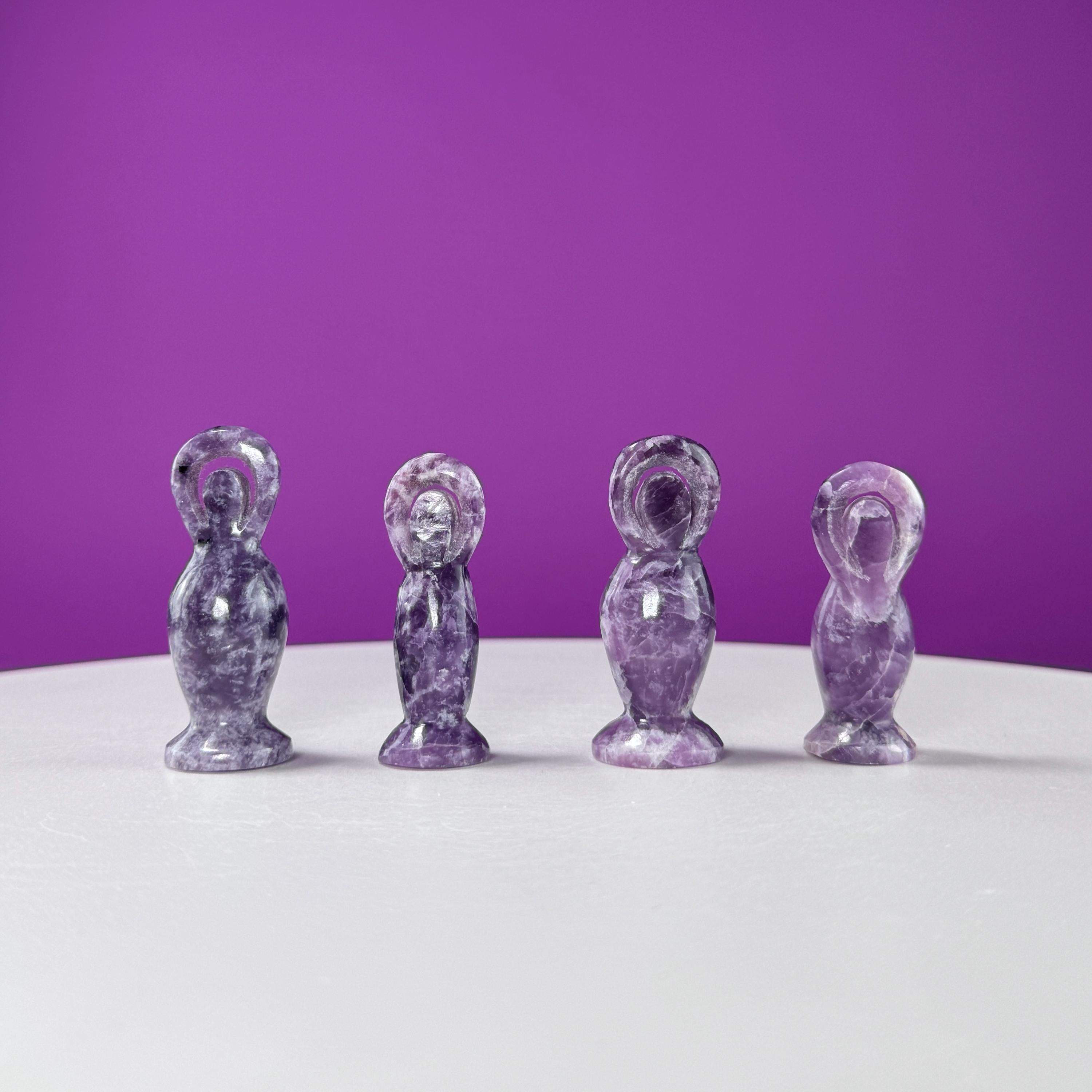Lepidolite Mini Goddess