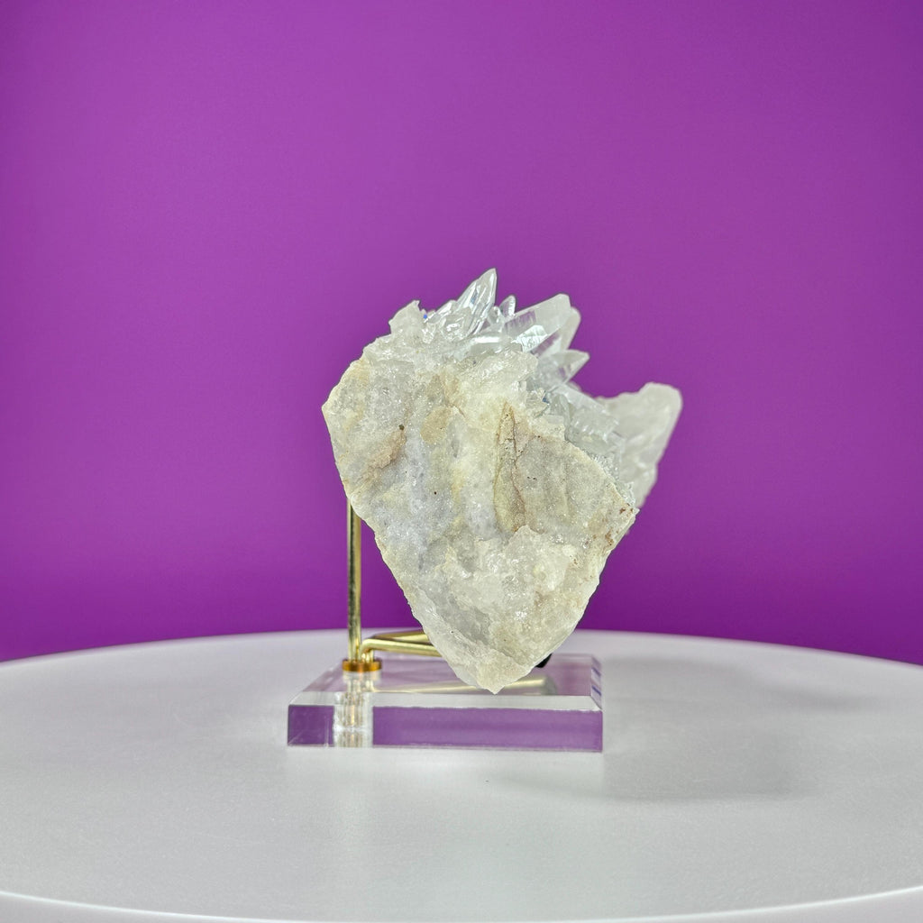 Tibet Quartz Cluster (Includes Gold Metal/Acrylic Stand)