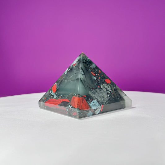 African Bloodstone Pyramid
