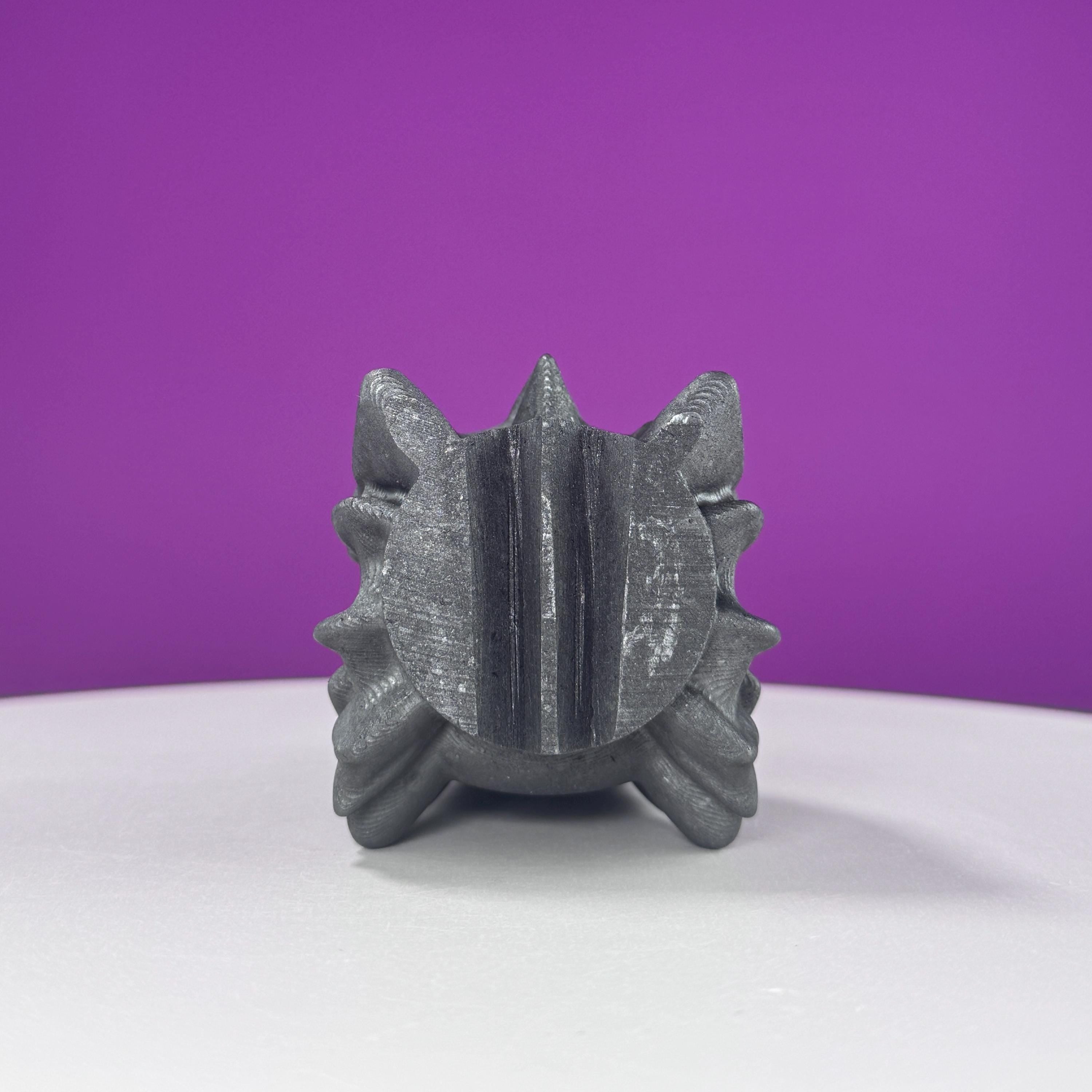 Shungite Dragon Head Carving – 260g Protective Stone Sculpture