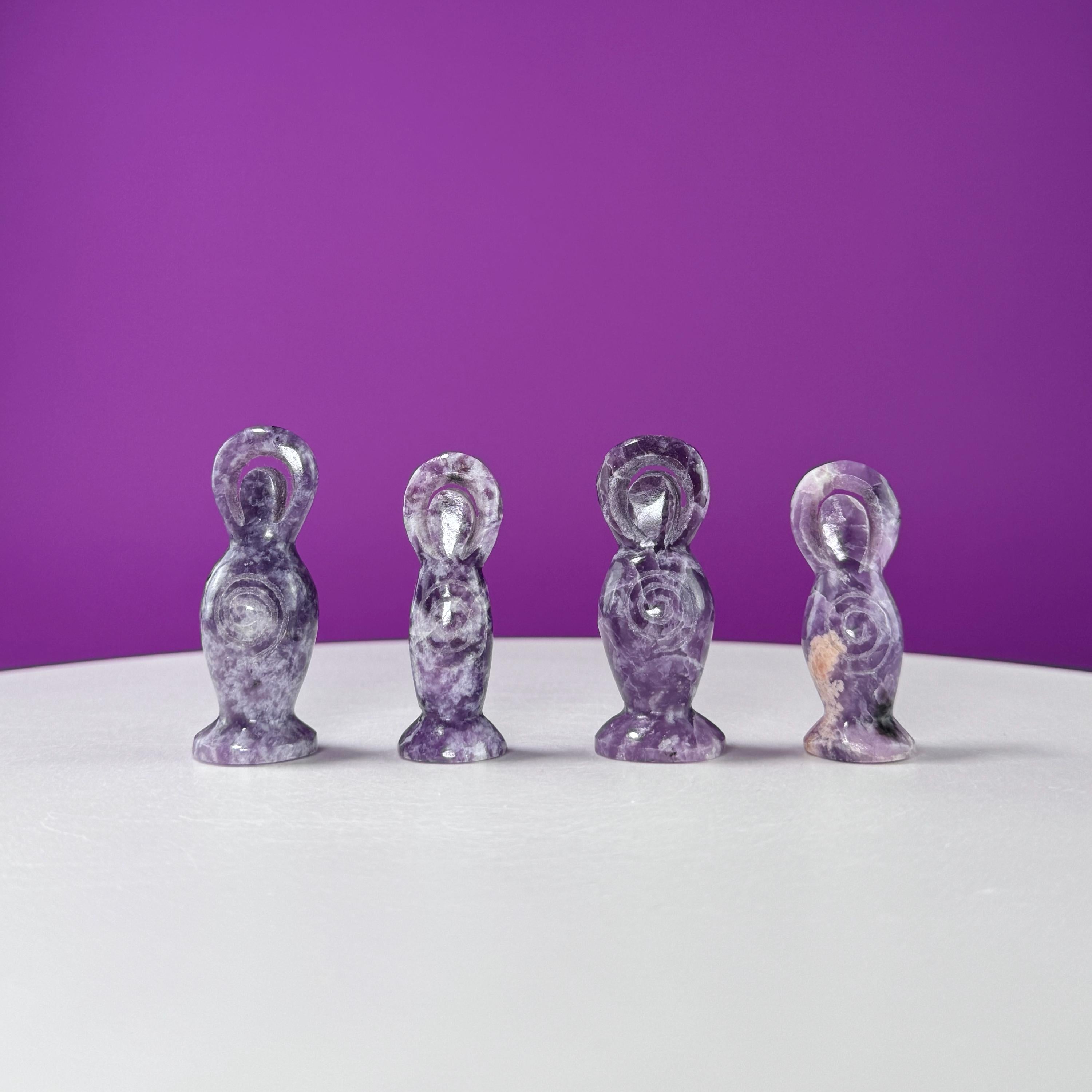 Lepidolite Mini Goddess