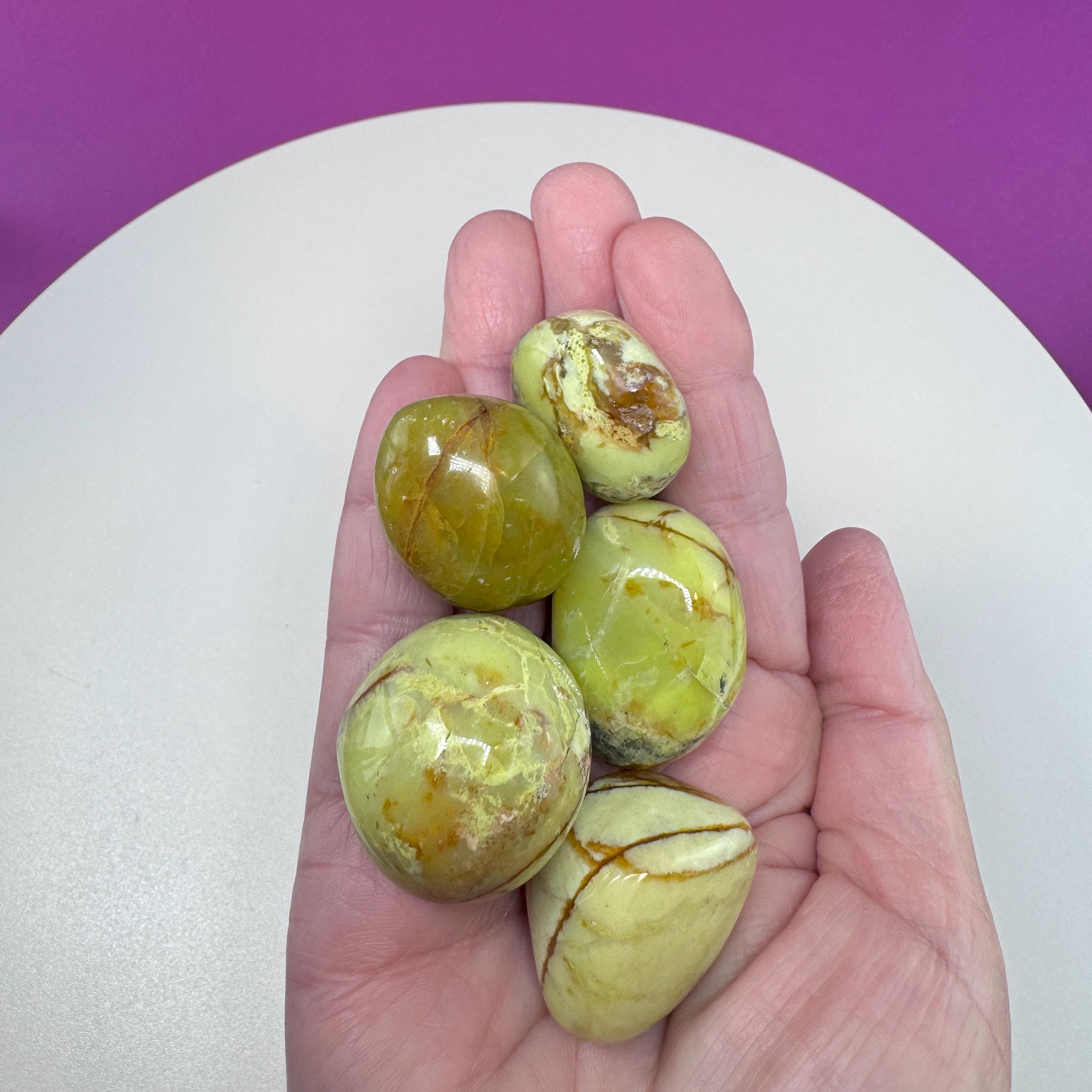 Green Opal Tumbled Stones