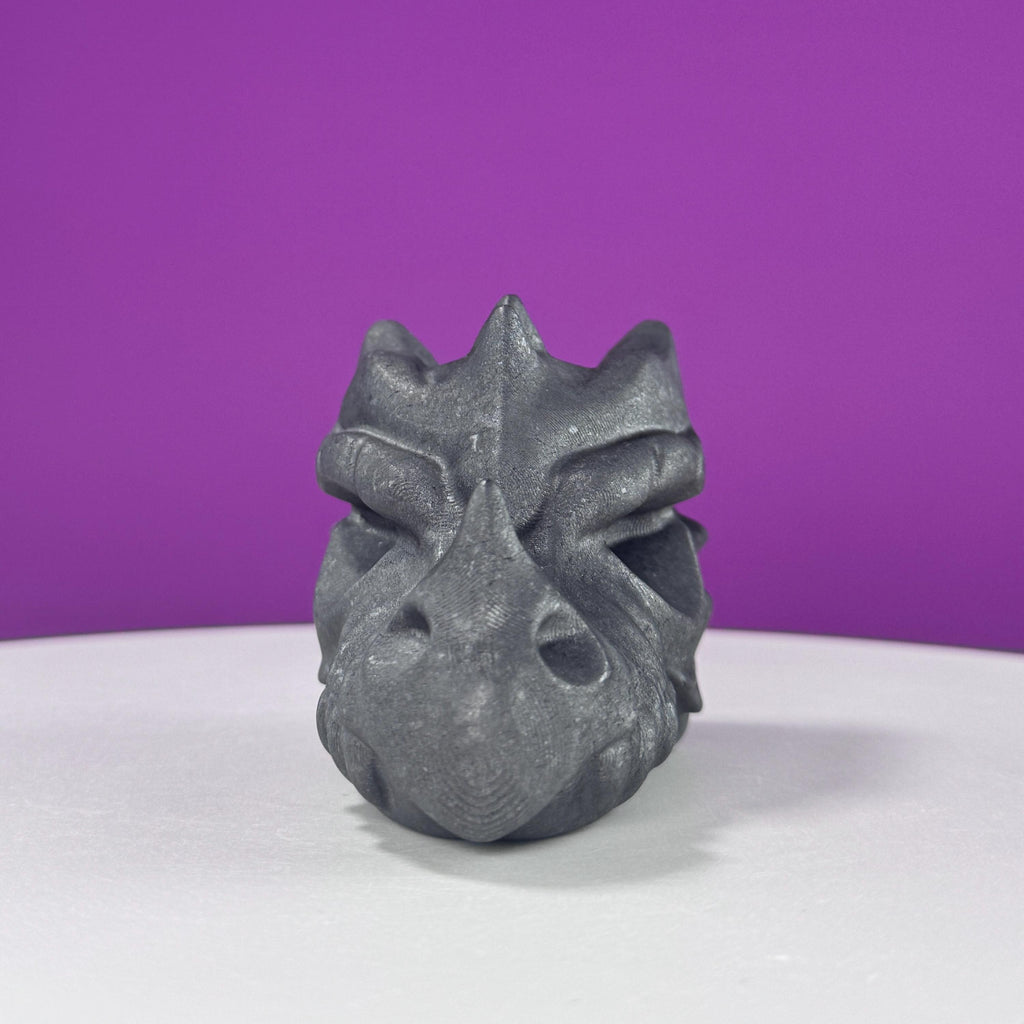 Shungite Dragon Head Carving – 260g Protective Stone Sculpture