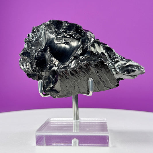 Elite Shungite Mineral (Columbia) (Includes Metal/Acrylic Stand)