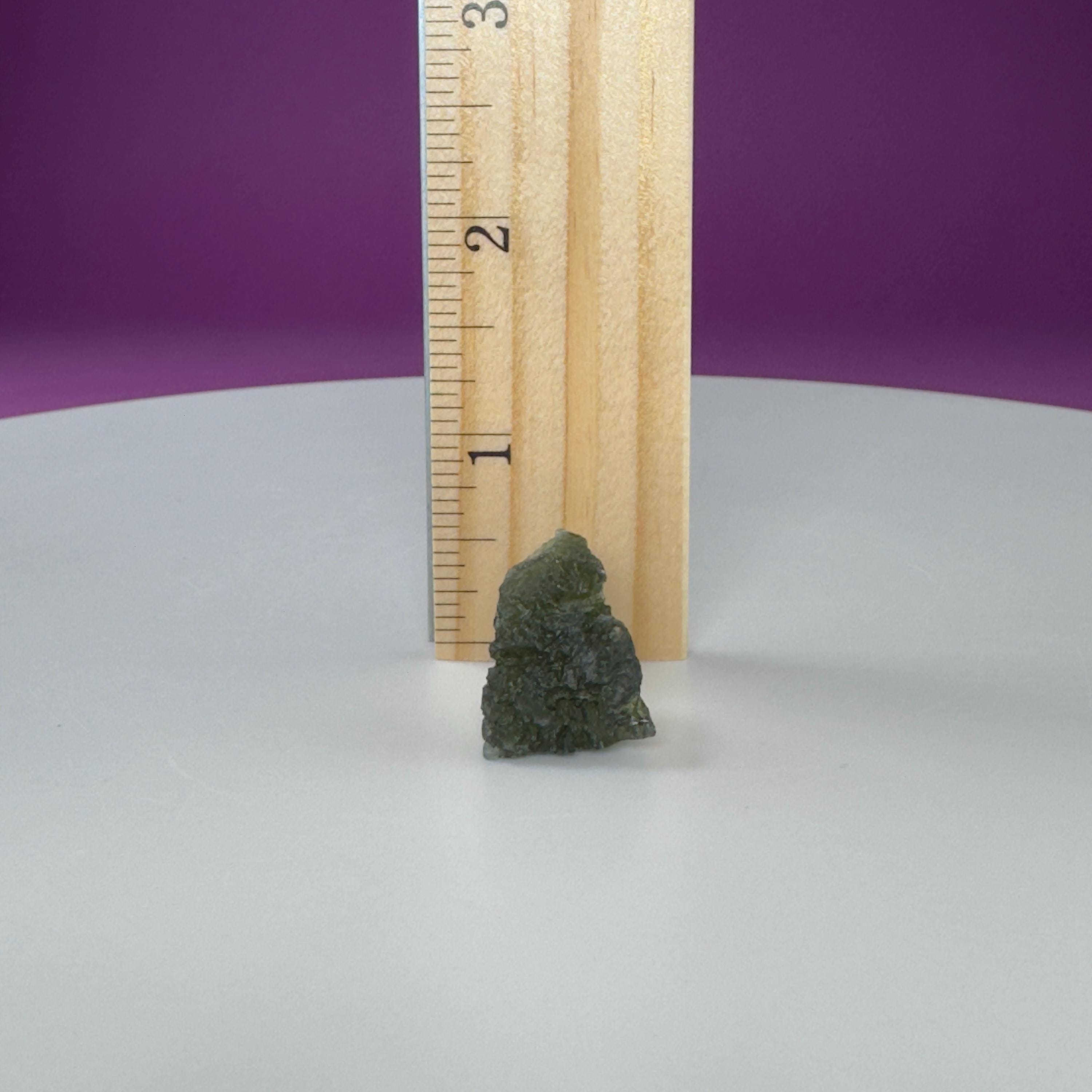 Moldavite Specimen (Chlum, Czech Republic) (Includes Display Box)