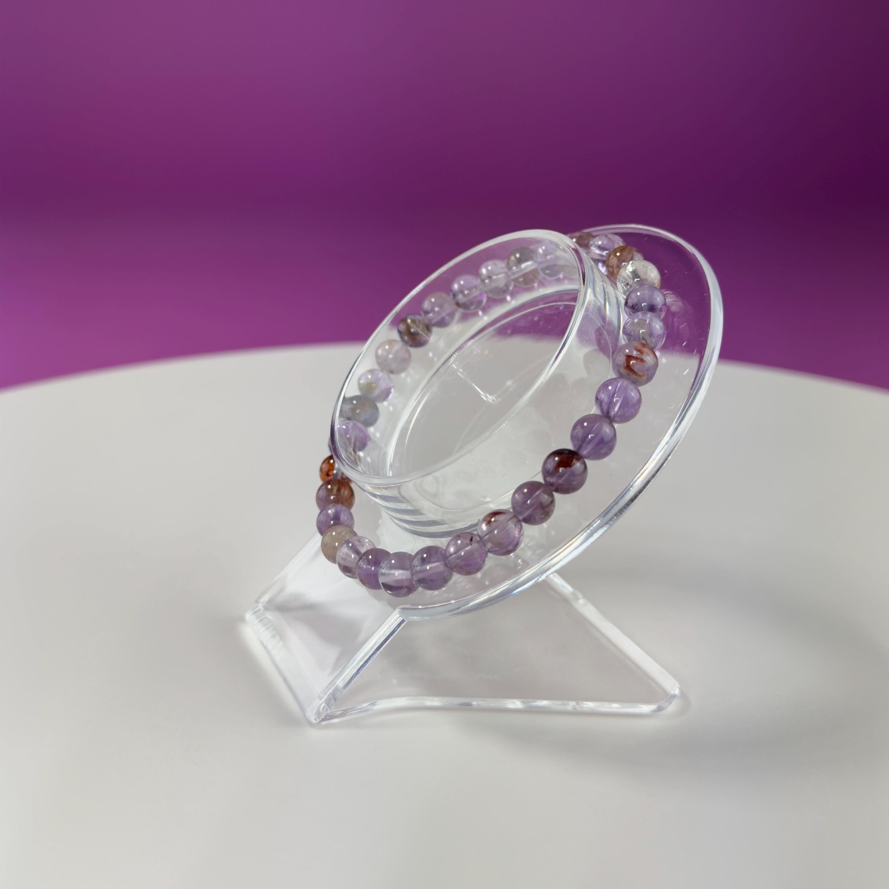 Super Seven Bracelet-6 Millimeter Beads