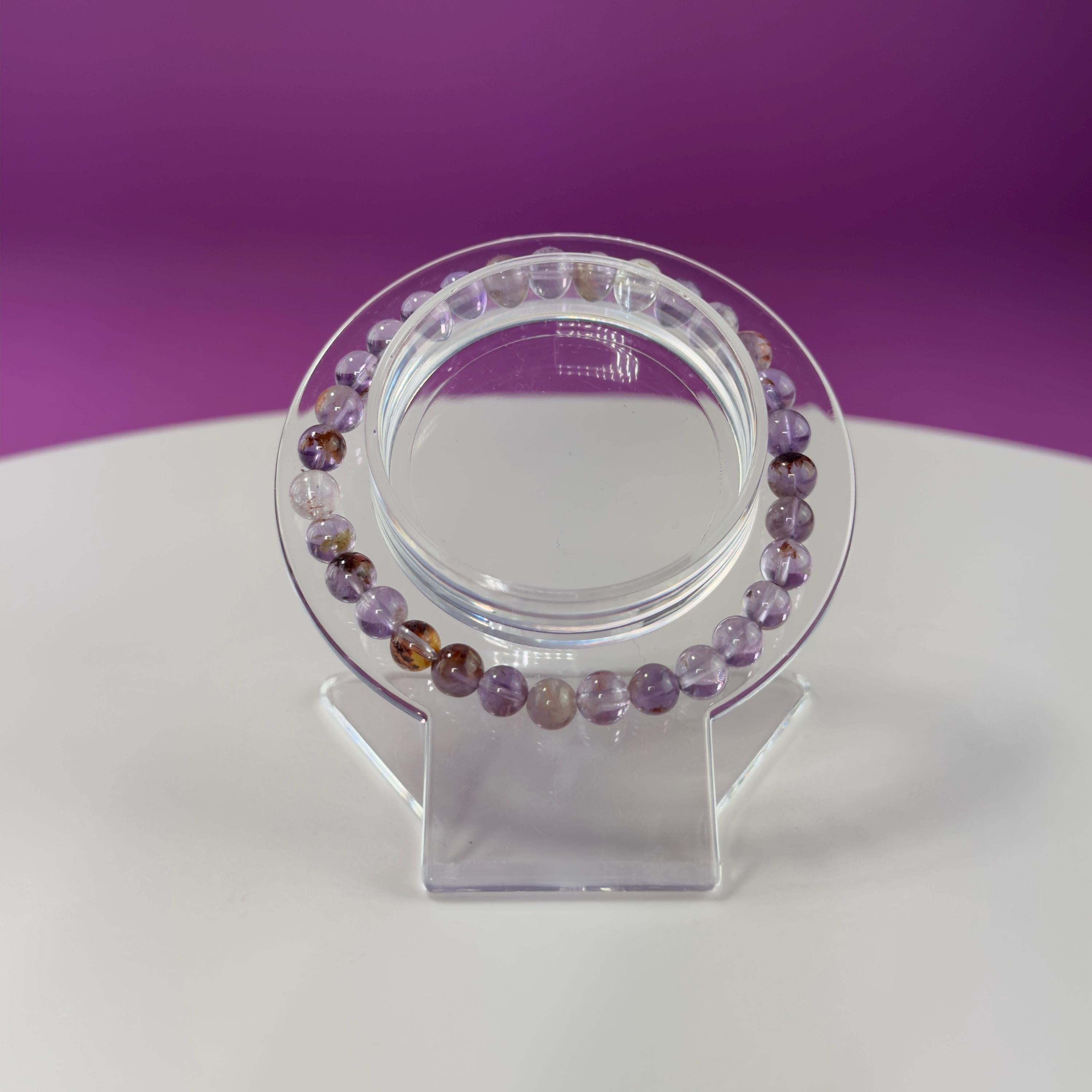 Super Seven Bracelet-6 Millimeter Beads