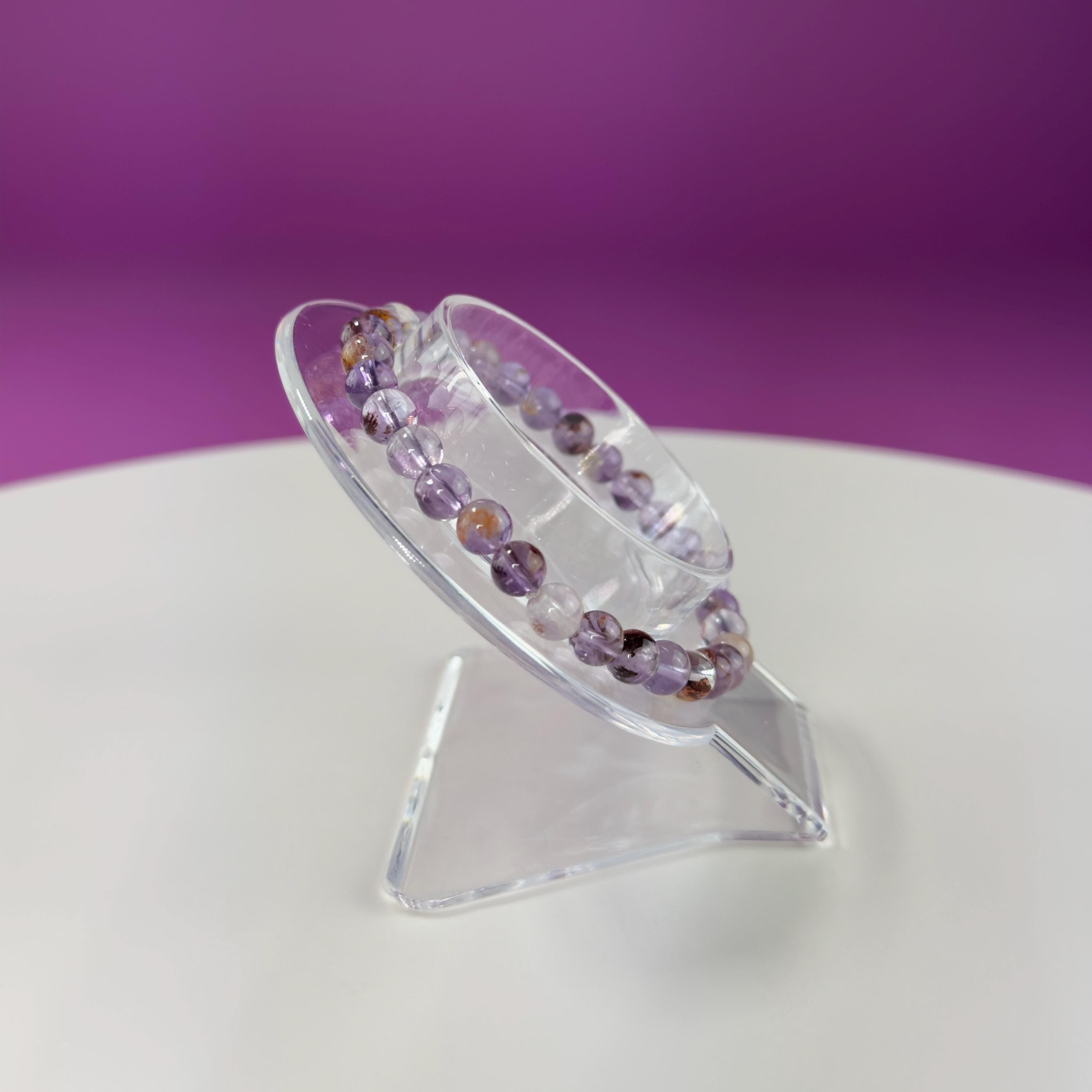 Super Seven Bracelet-6 Millimeter Beads