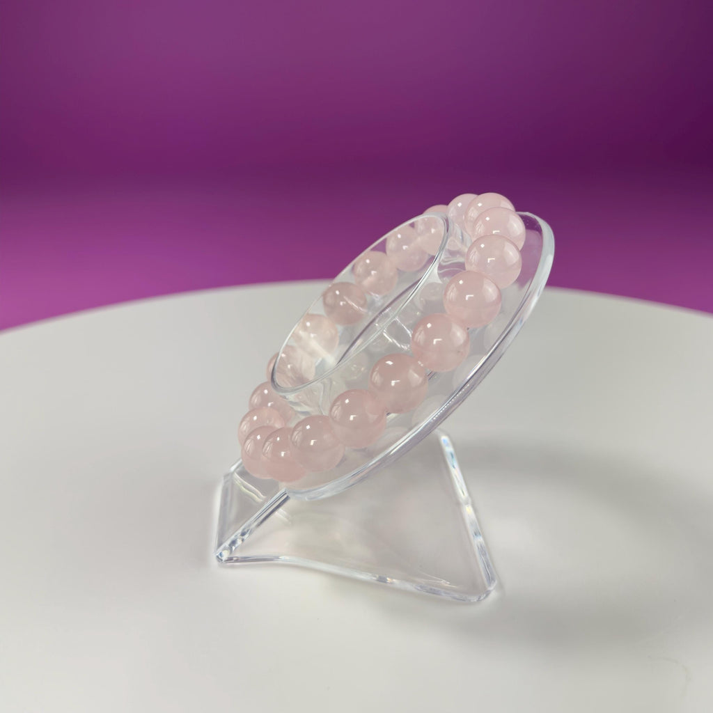 Rose Quartz Bracelet-10 Millimeter Beads