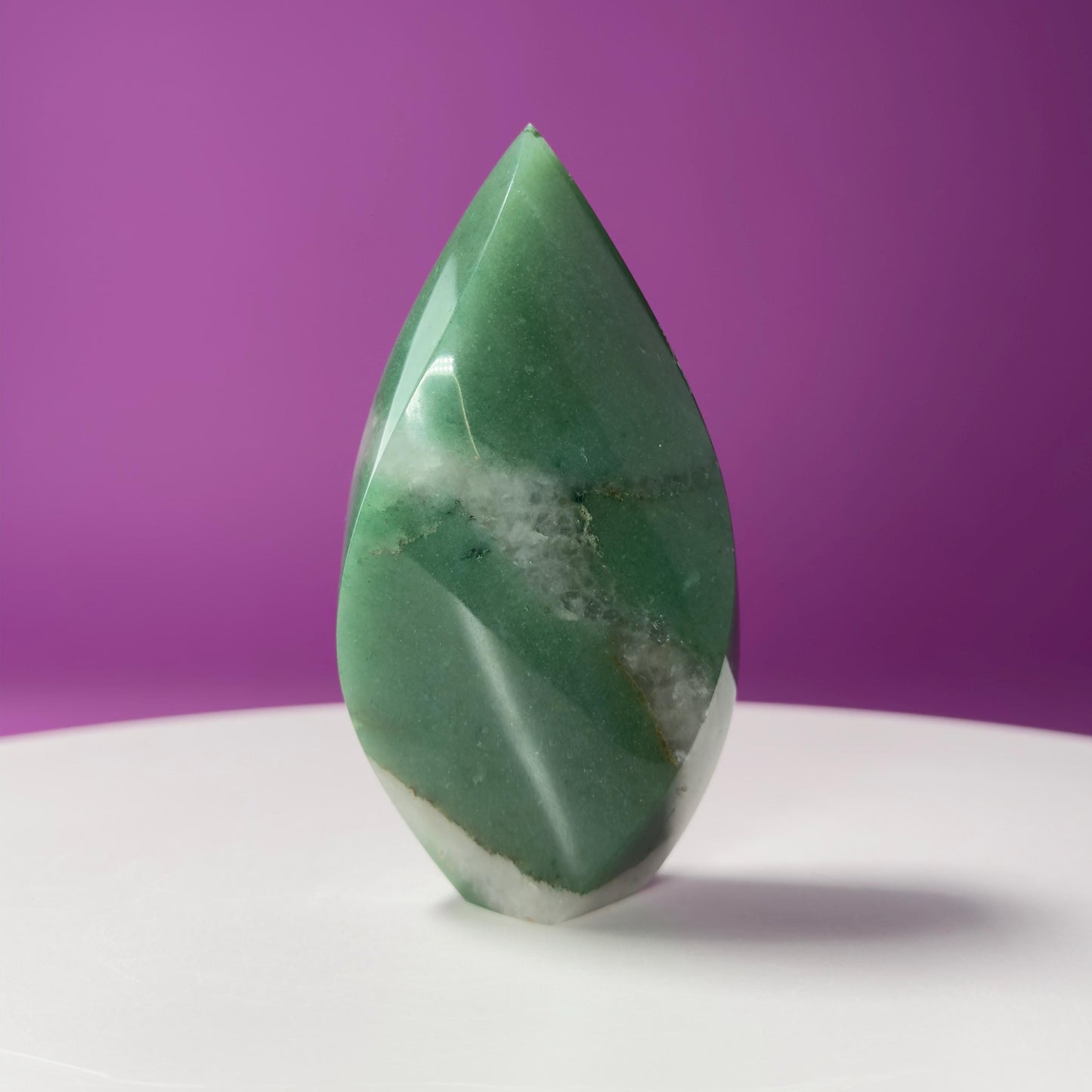 Aventurine Flame Carving (Brazil)