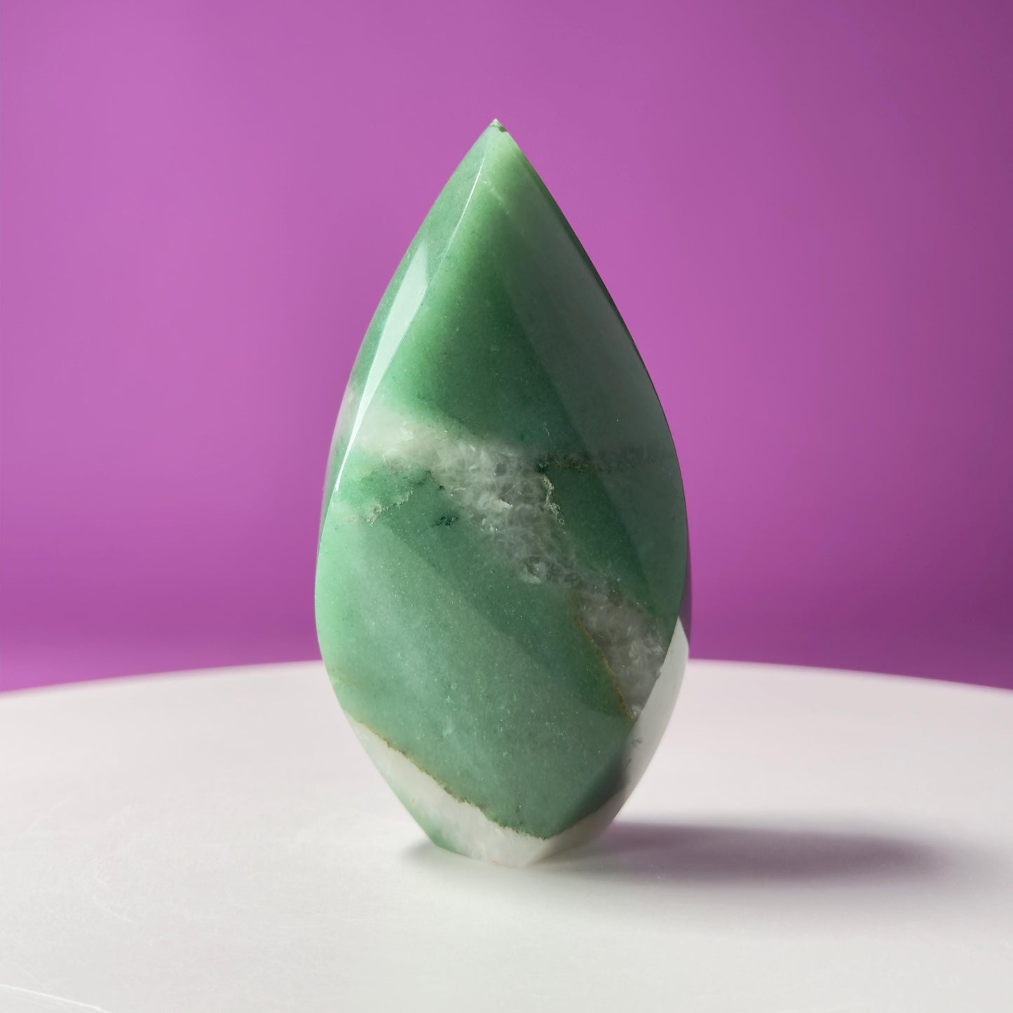 Aventurine Flame Carving (Brazil)