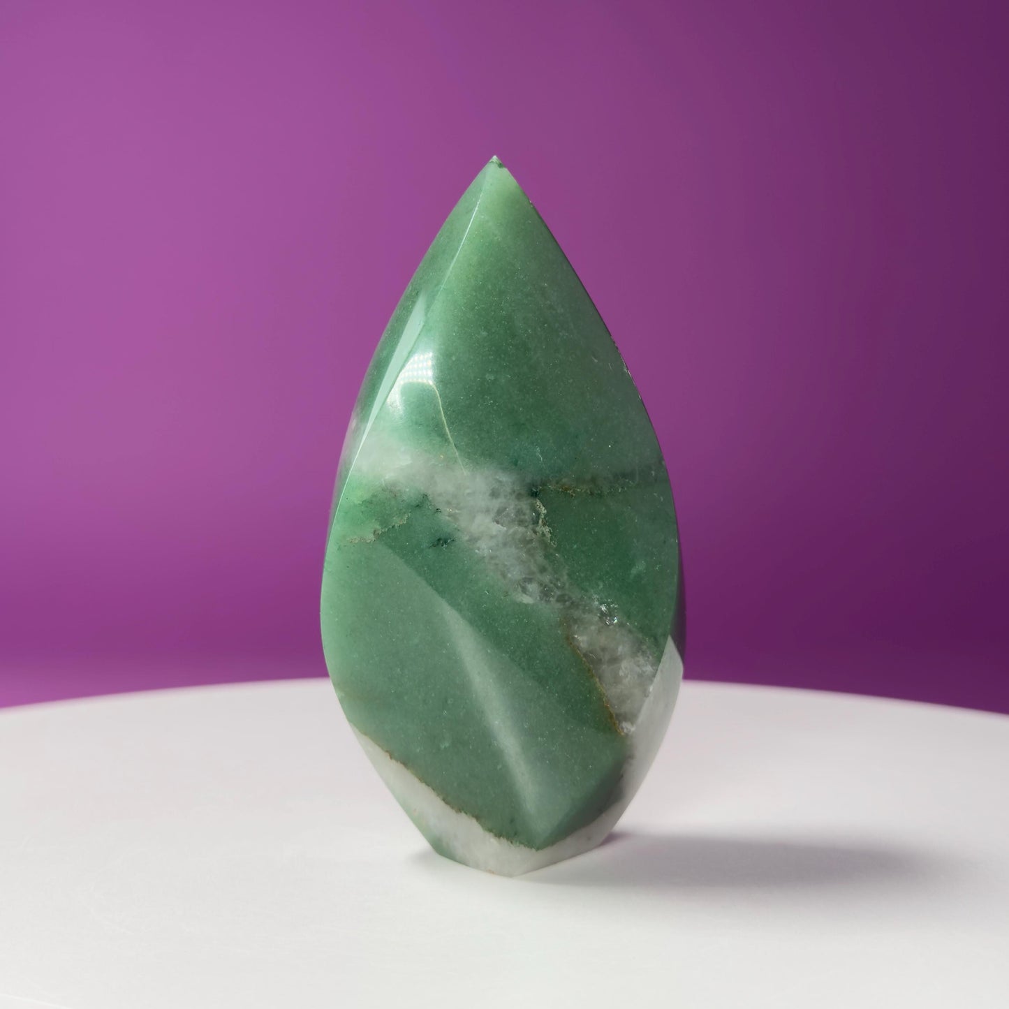 Aventurine Flame Carving (Brazil)