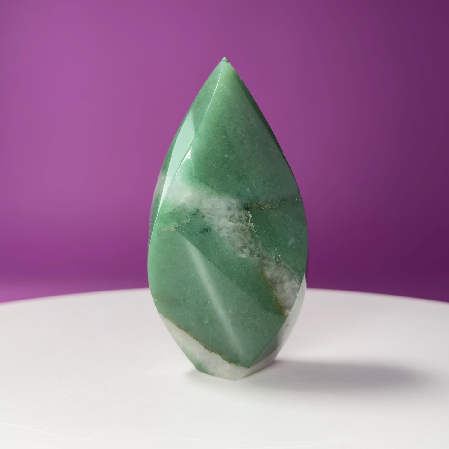 Aventurine Flame Carving (Brazil)