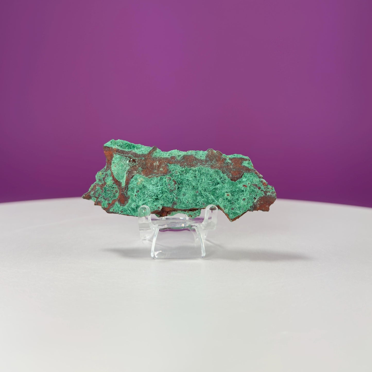 Brochantite Specimen (Mexico) (Includes Acrylic Stand)