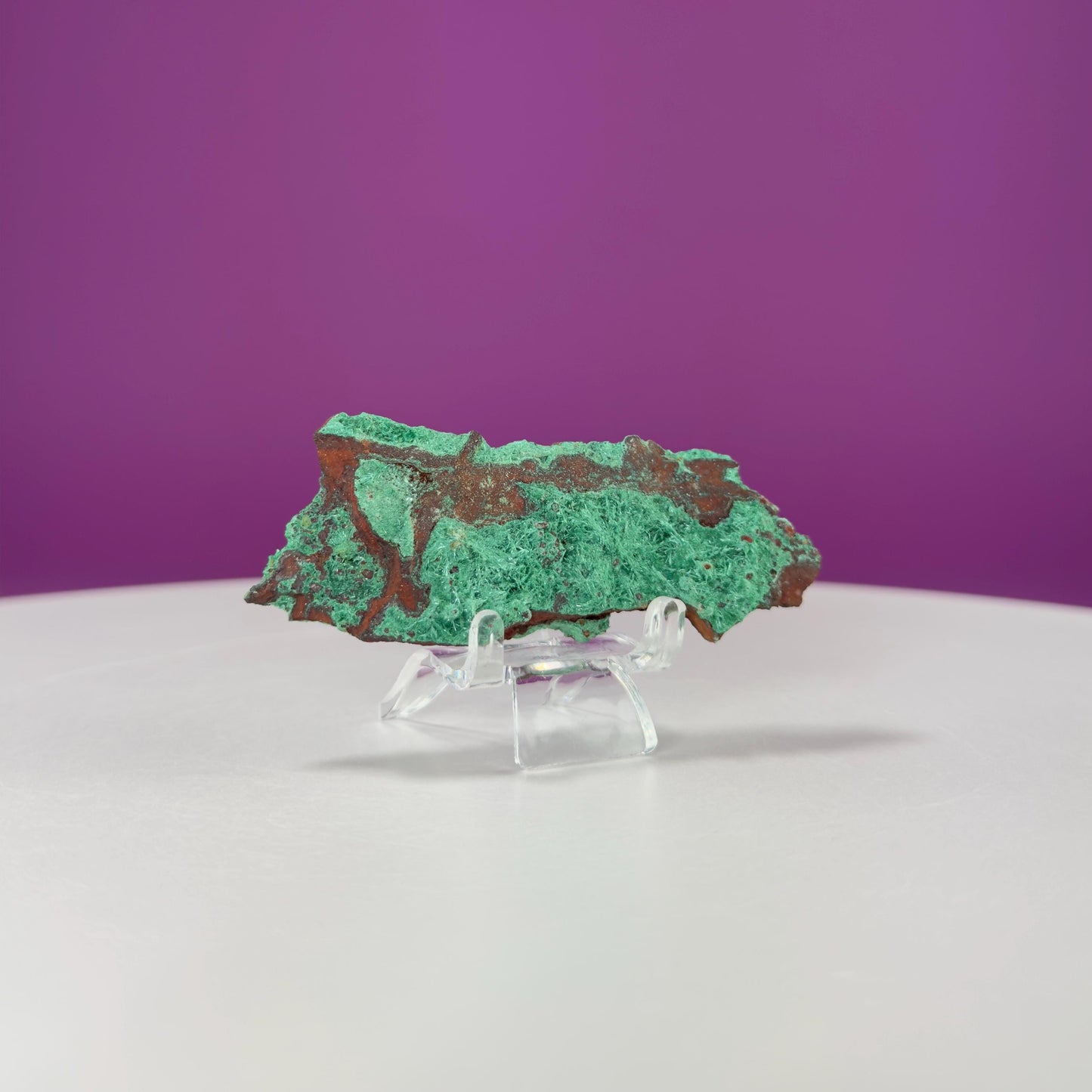 Brochantite Specimen (Mexico) (Includes Acrylic Stand)