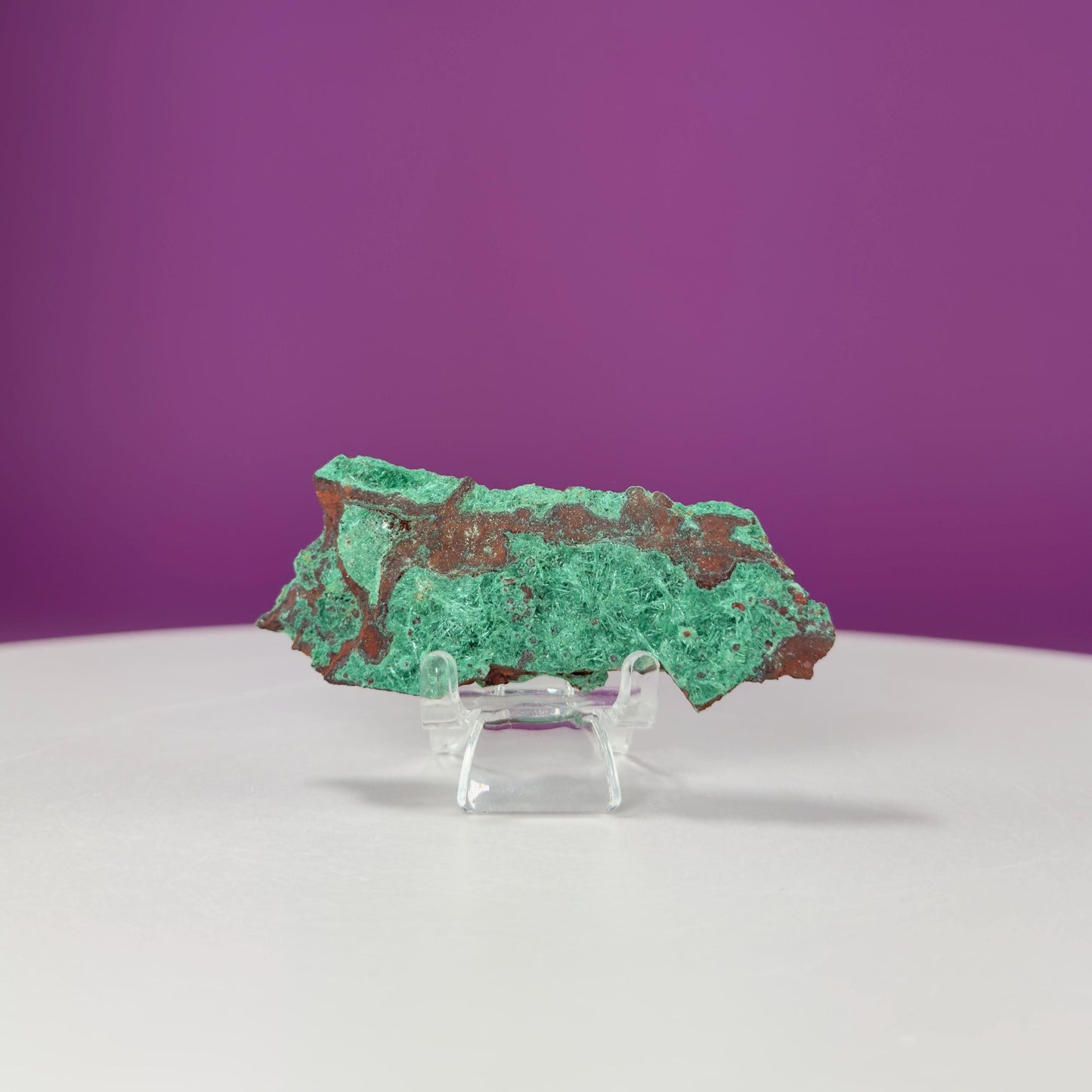 Brochantite Specimen (Mexico) (Includes Acrylic Stand)