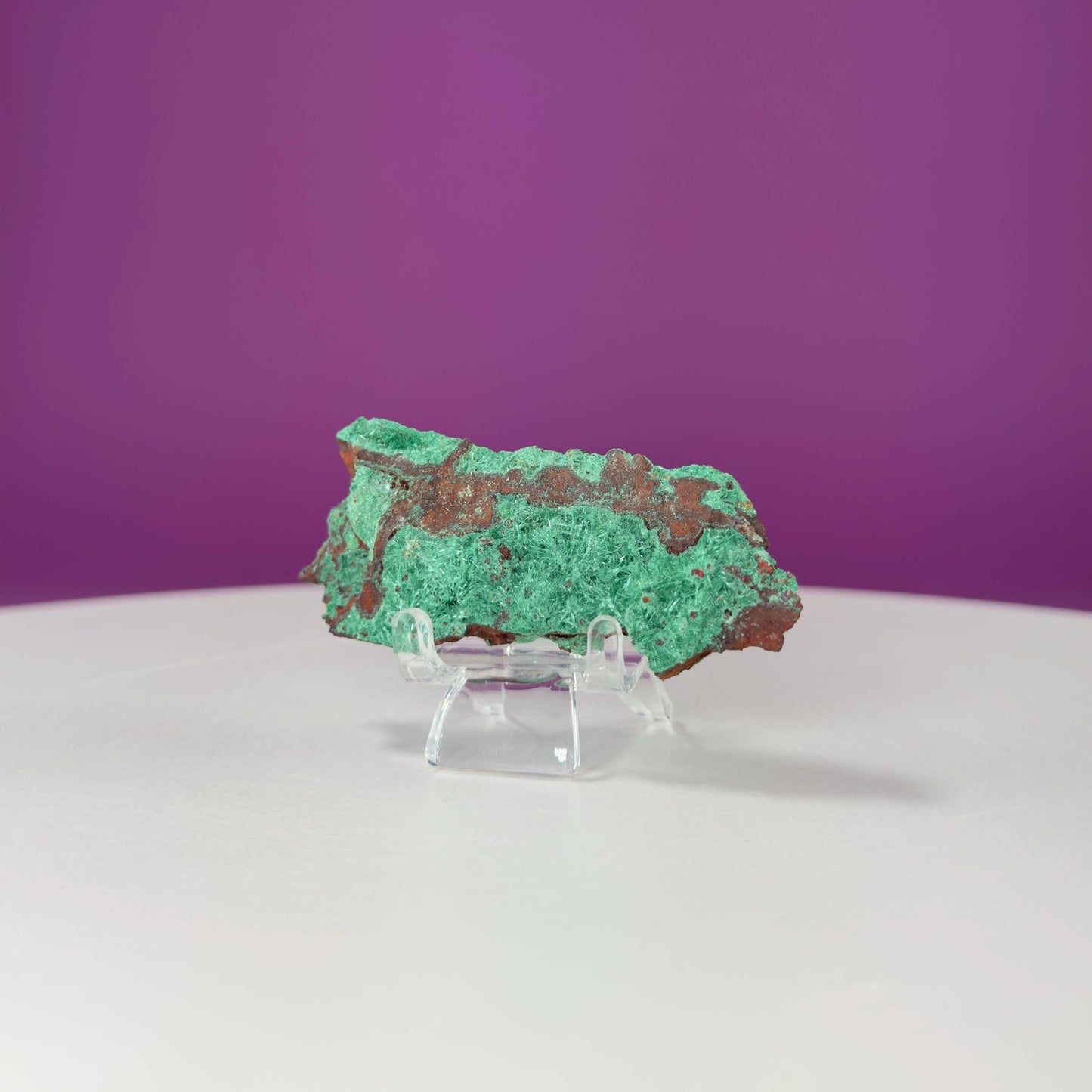 Brochantite Specimen (Mexico) (Includes Acrylic Stand)