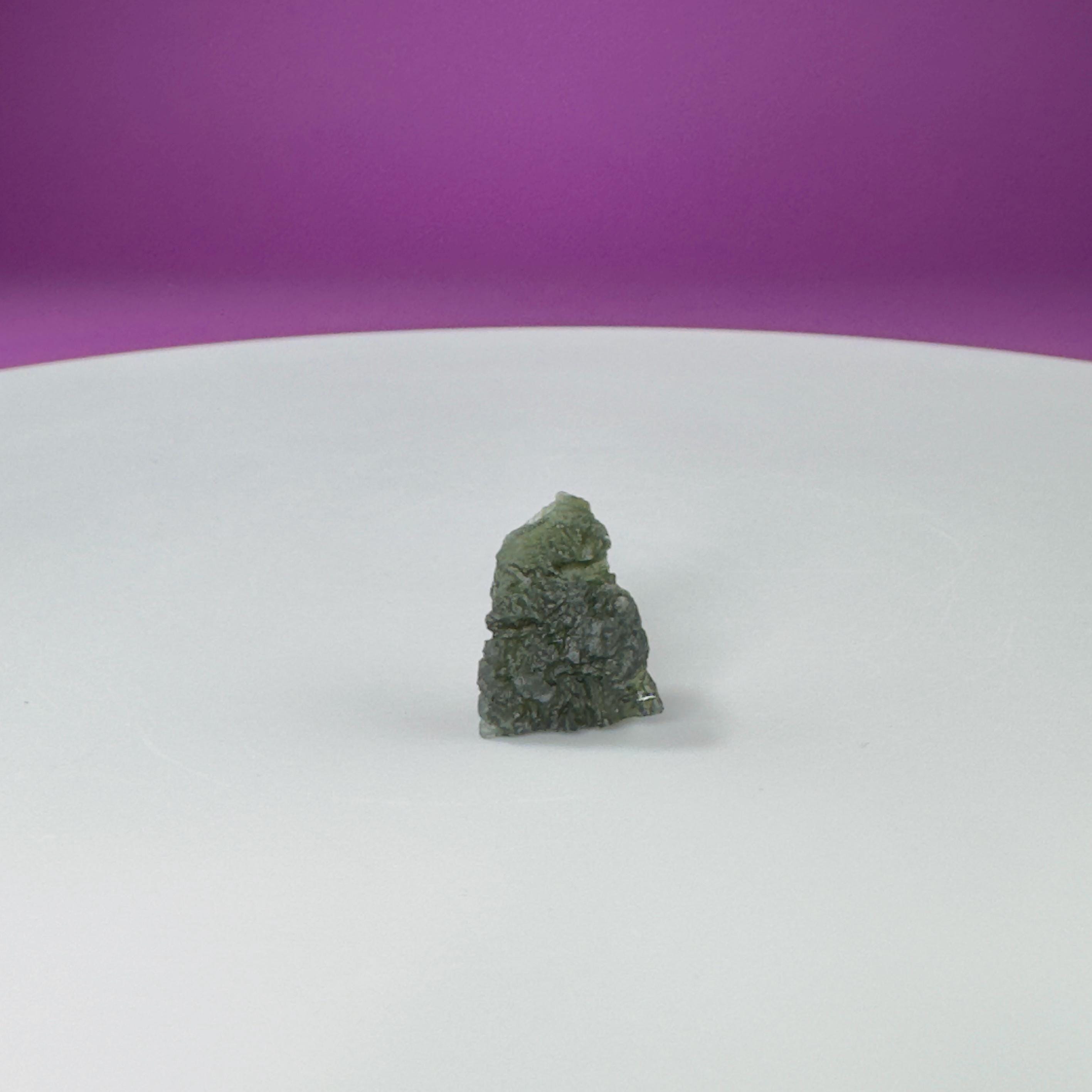 Moldavite Specimen (Chlum, Czech Republic) (Includes Display Box)