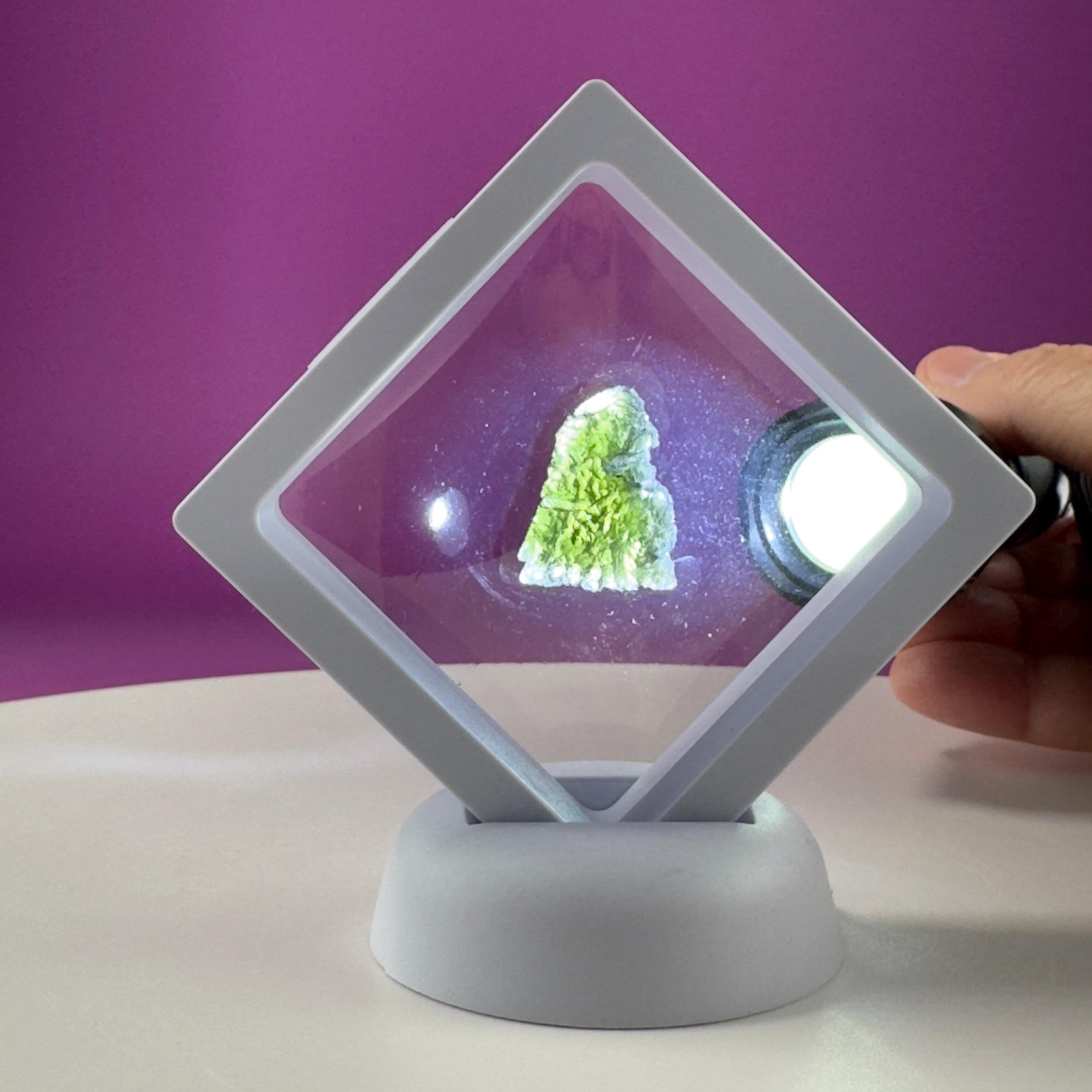 Moldavite Specimen (Chlum, Czech Republic) (Includes Display Box)