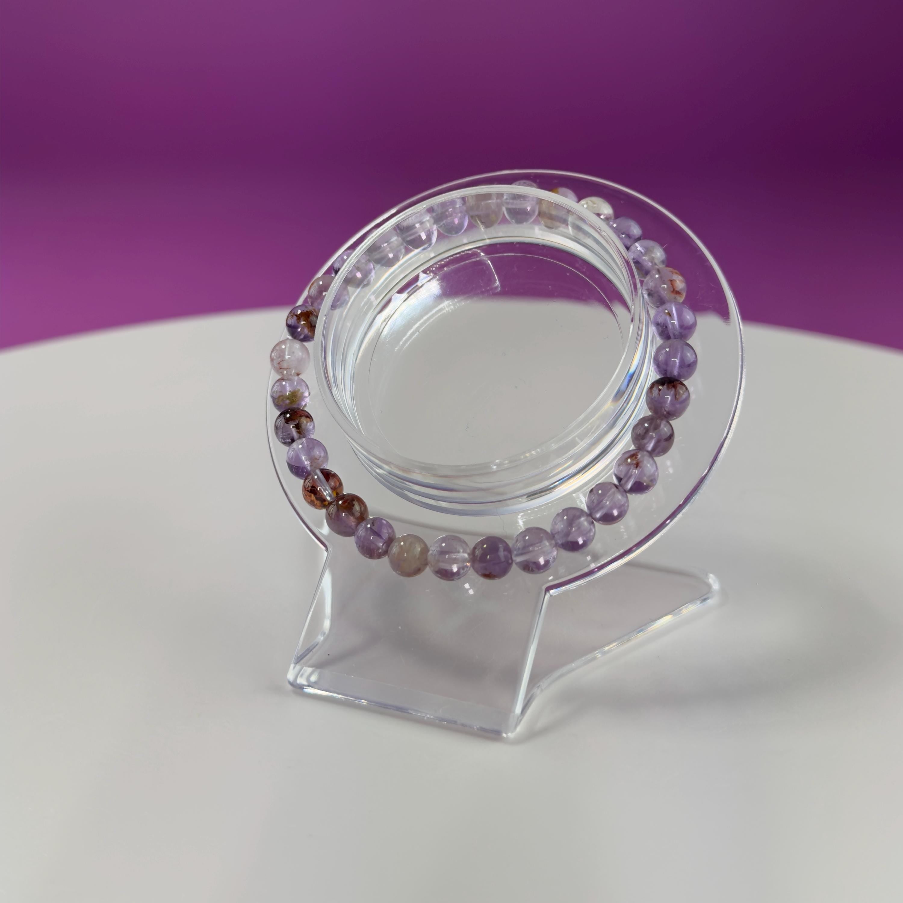 Super Seven Bracelet-6 Millimeter Beads