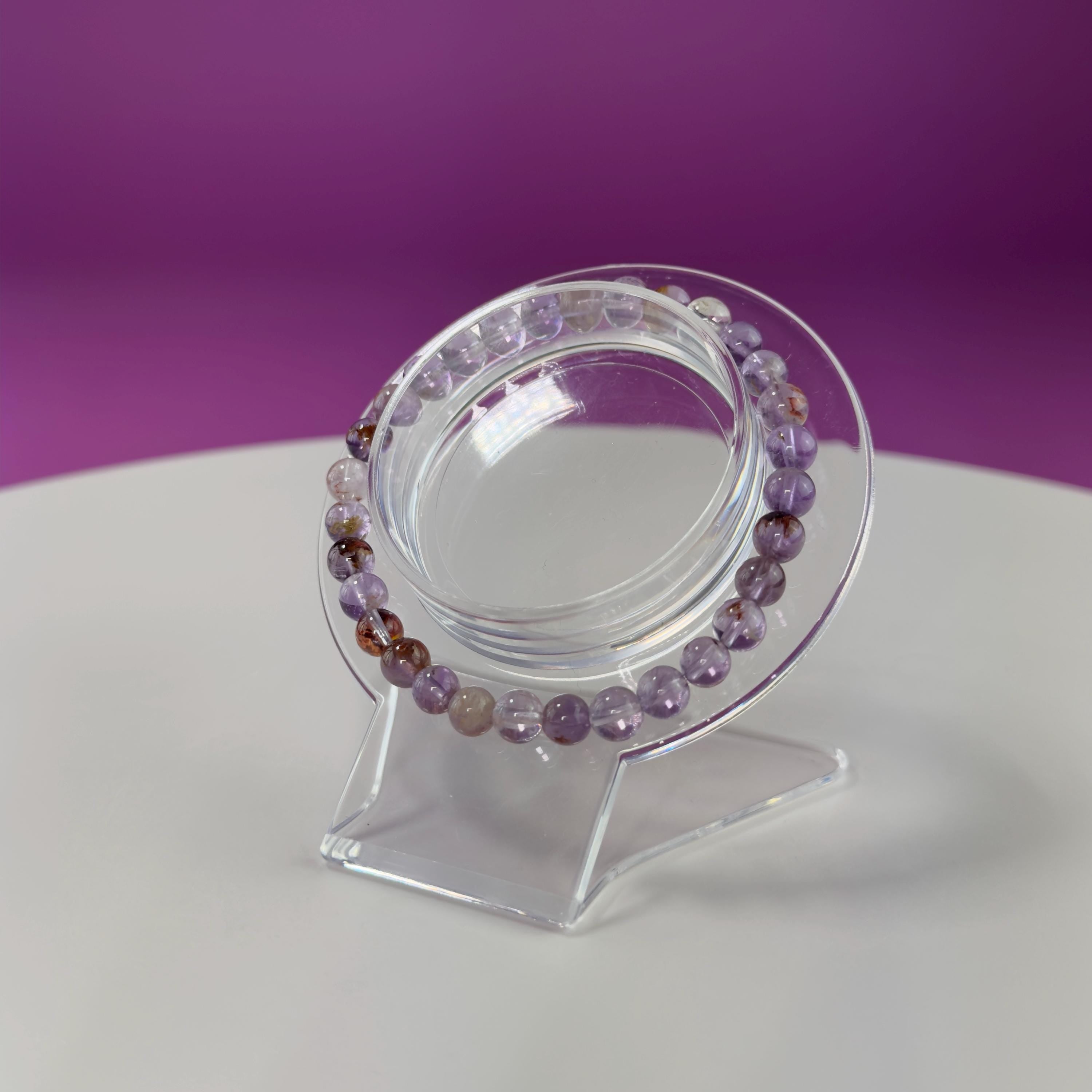 Super Seven Bracelet-6 Millimeter Beads