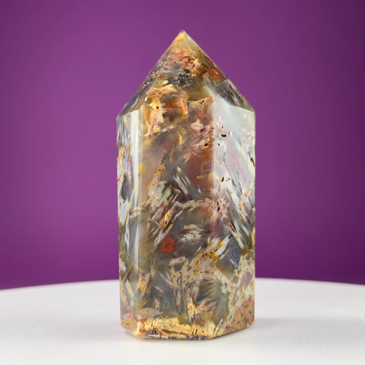 Sagenite Agate Tower (Brazil)