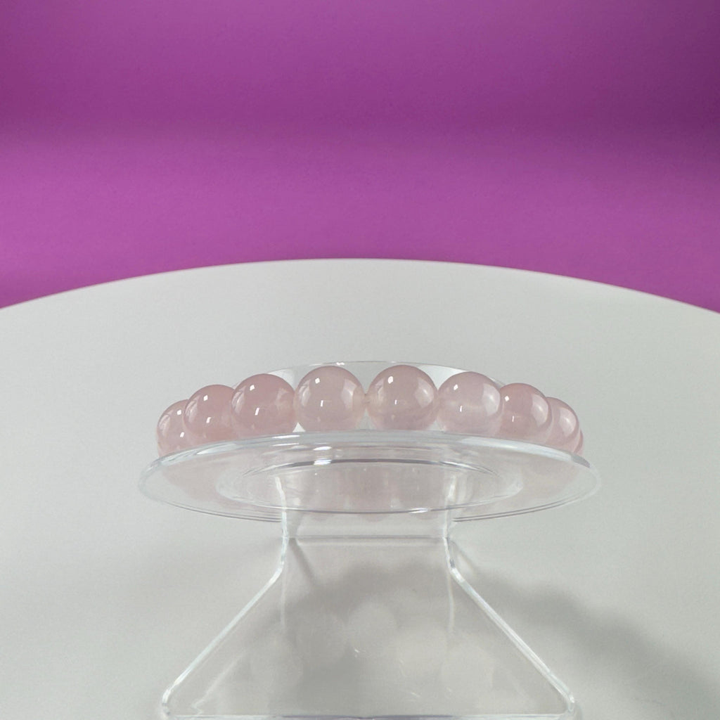Rose Quartz Bracelet-10 Millimeter Beads