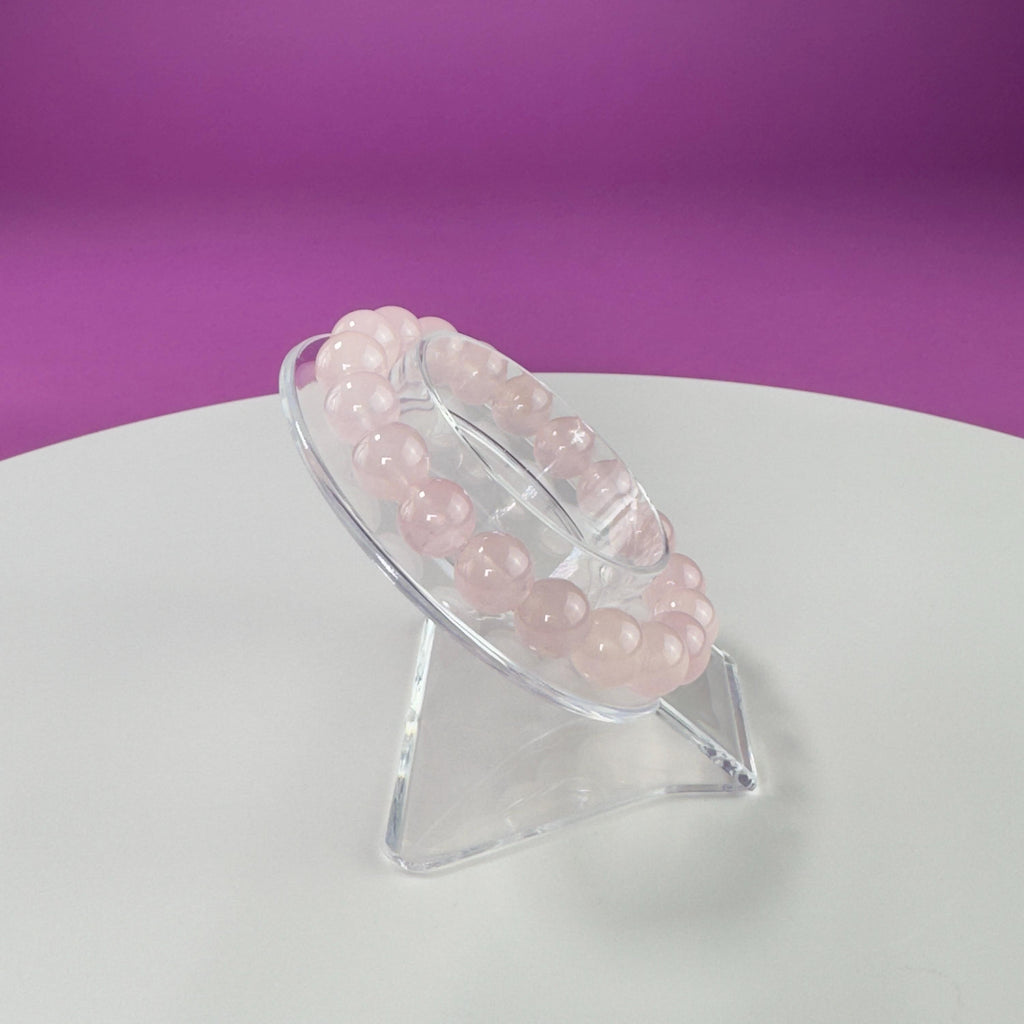 Rose Quartz Bracelet-10 Millimeter Beads