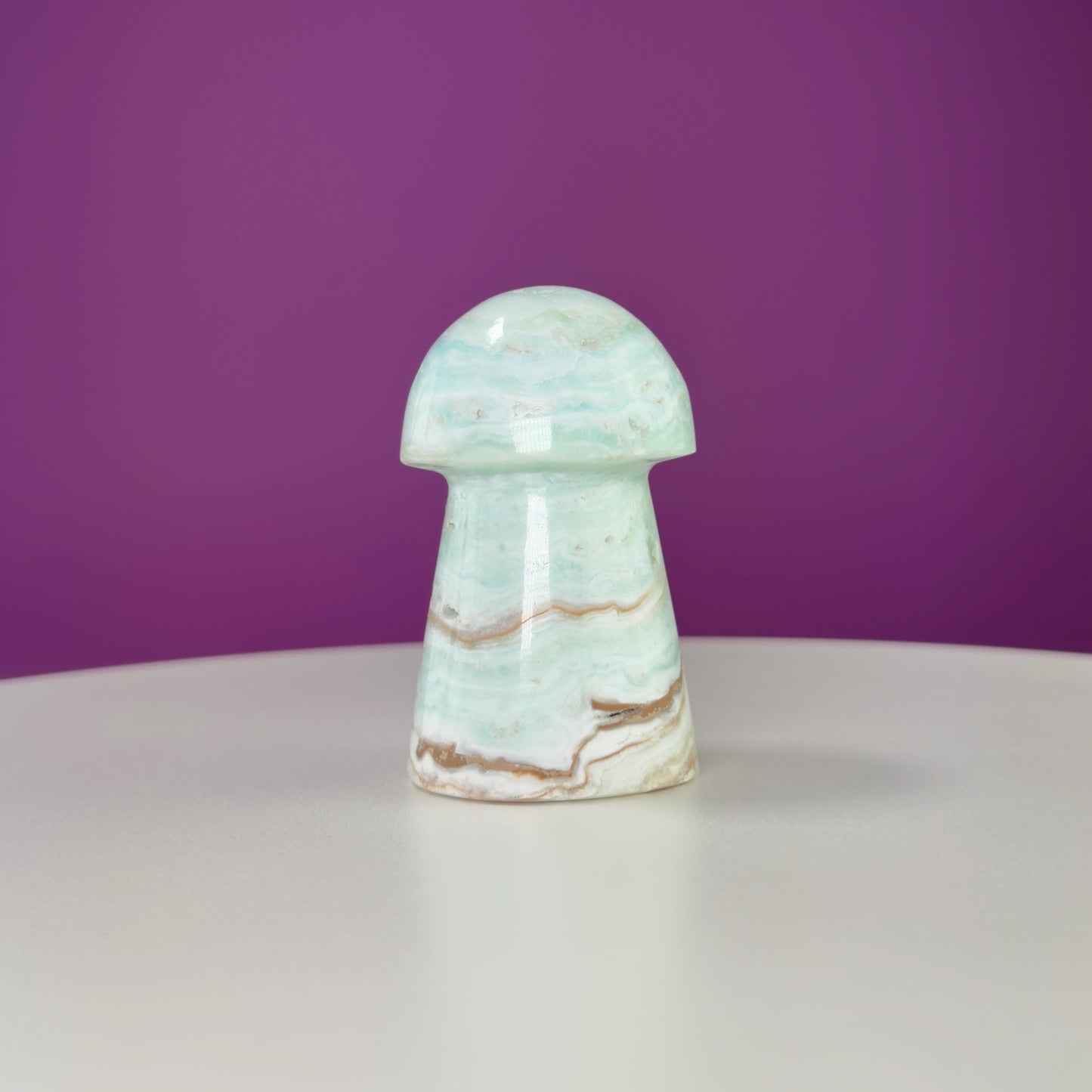 Caribbean Calcite Mushroom Carving