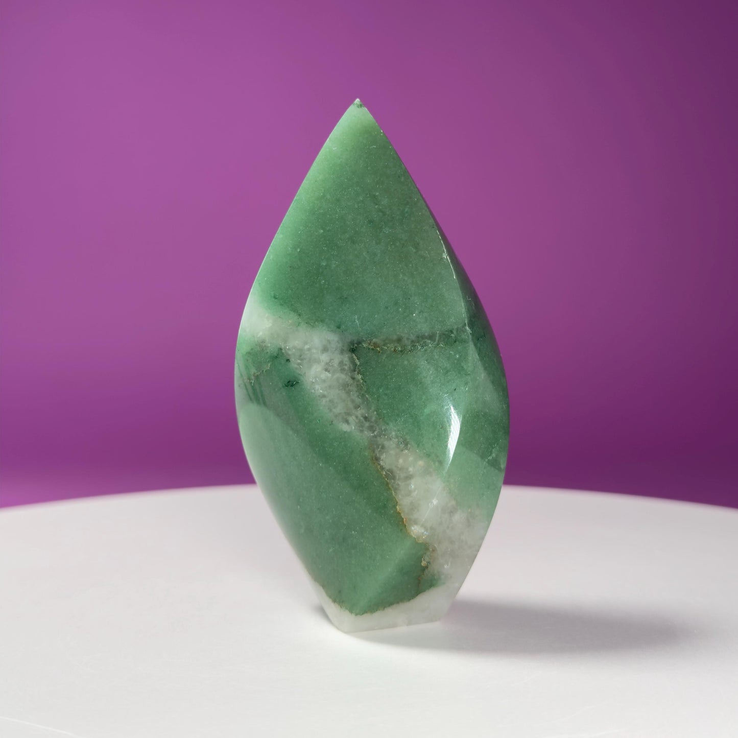 Aventurine Flame Carving (Brazil)