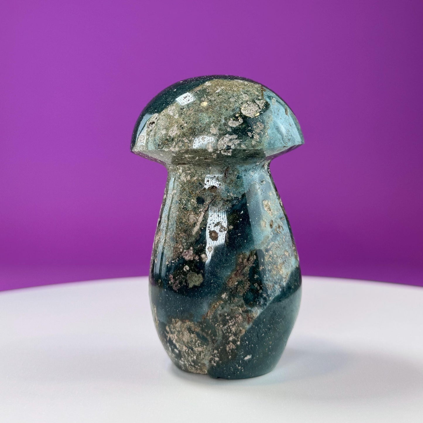 Jasper Mushroom Carving