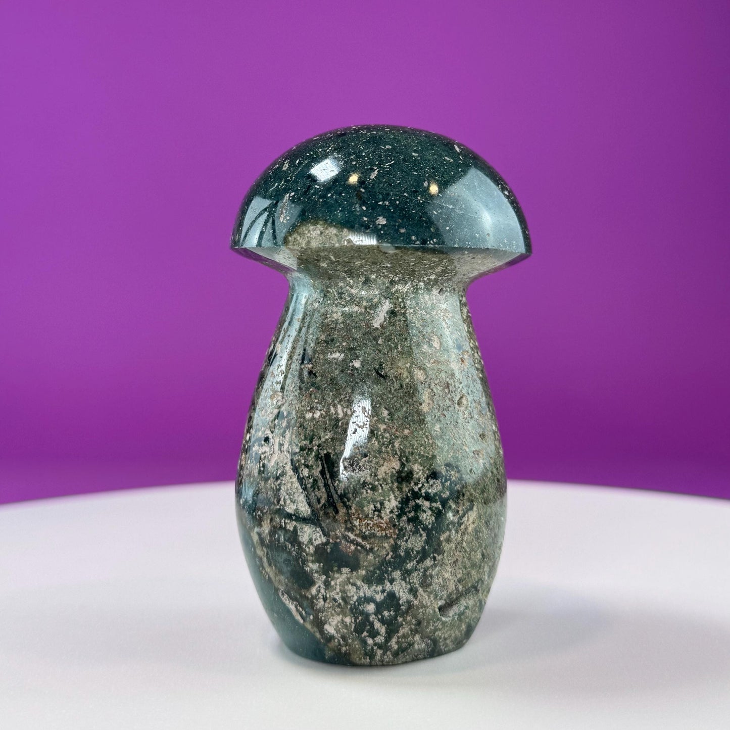 Jasper Mushroom Carving