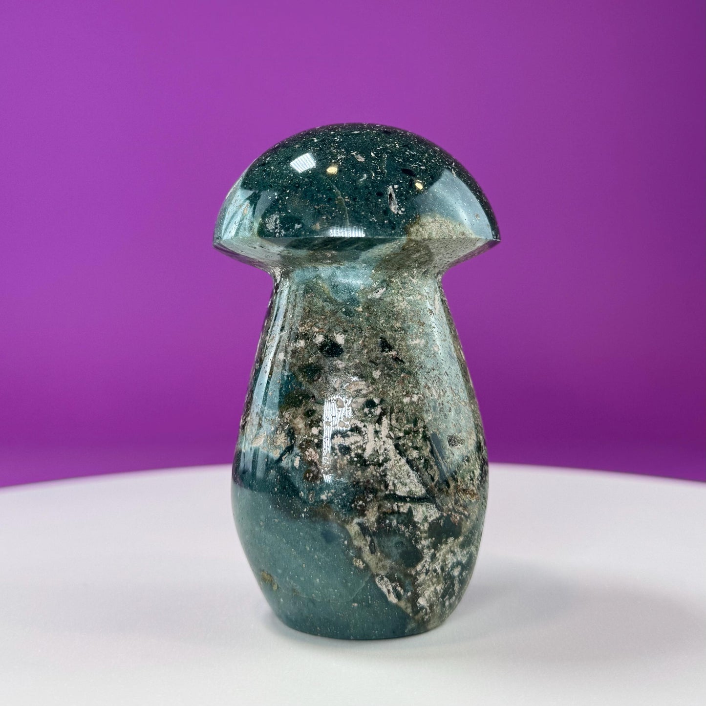 Jasper Mushroom Carving