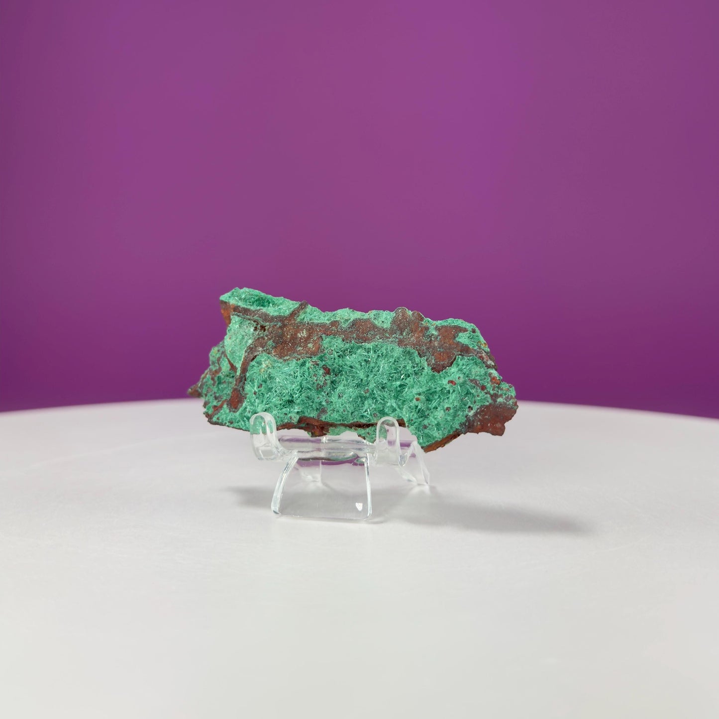Brochantite Specimen (Mexico) (Includes Acrylic Stand)