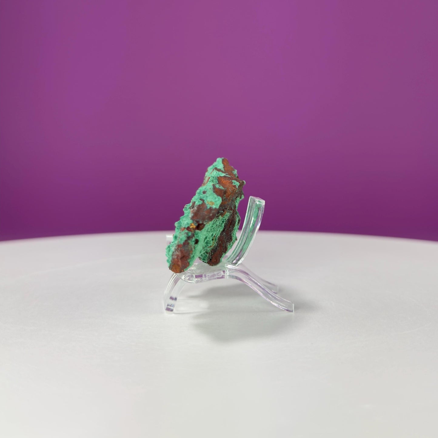 Brochantite Specimen (Mexico) (Includes Acrylic Stand)