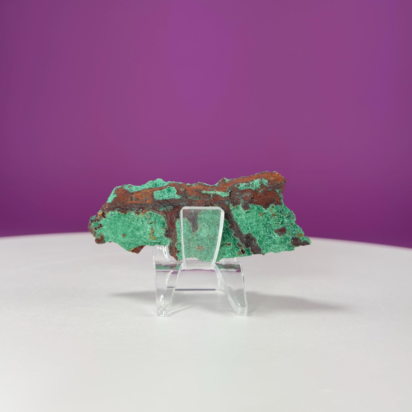 Brochantite Specimen (Mexico) (Includes Acrylic Stand)