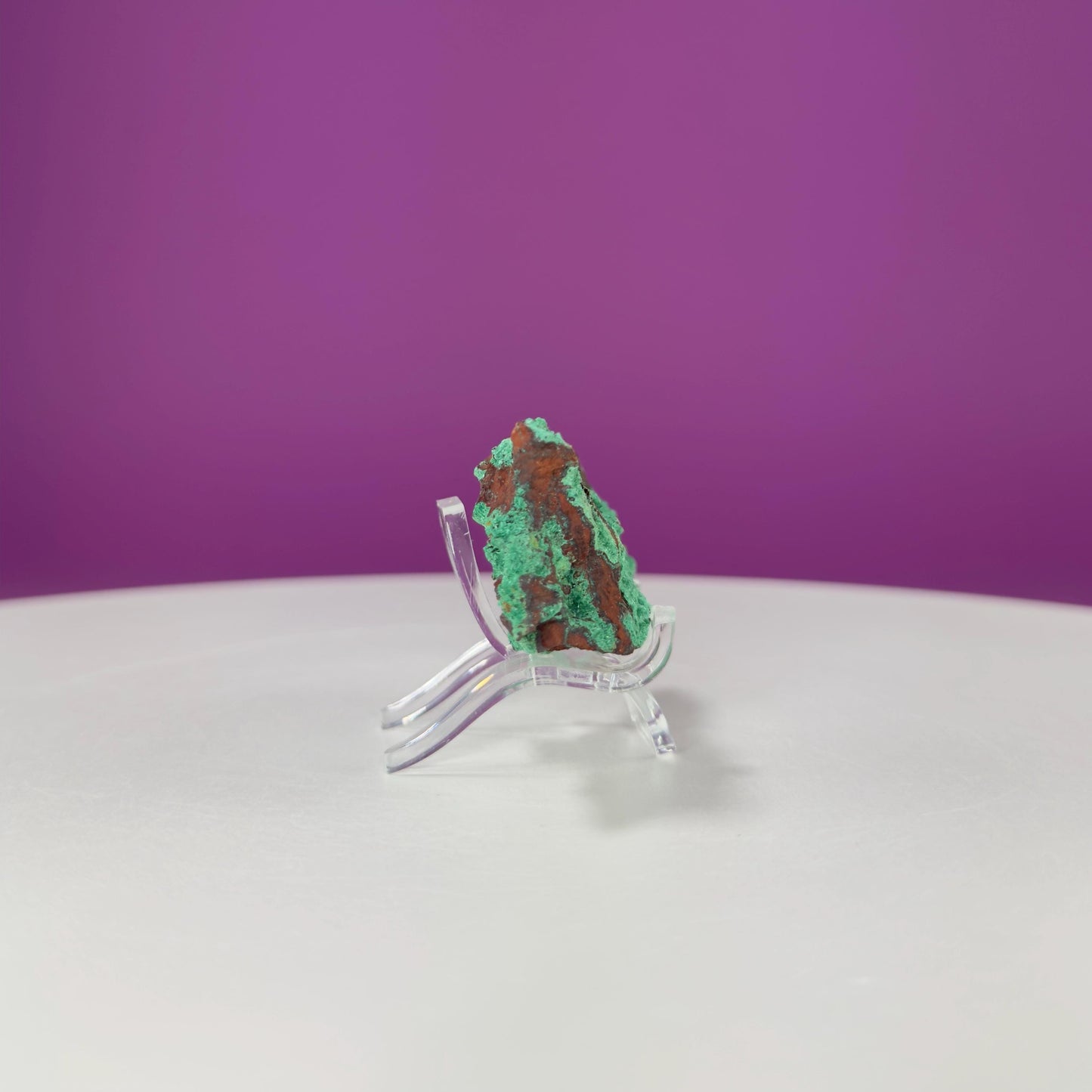 Brochantite Specimen (Mexico) (Includes Acrylic Stand)