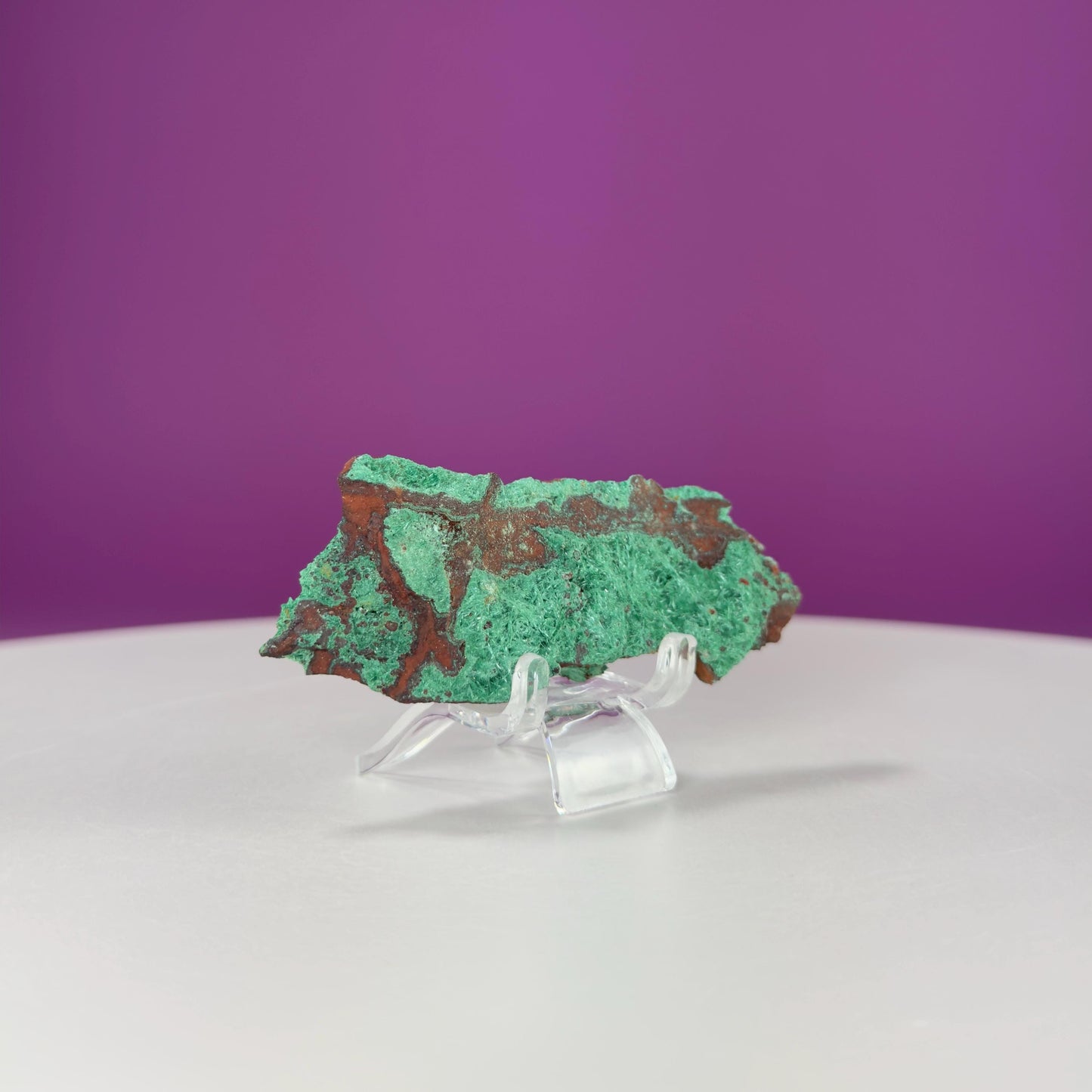 Brochantite Specimen (Mexico) (Includes Acrylic Stand)